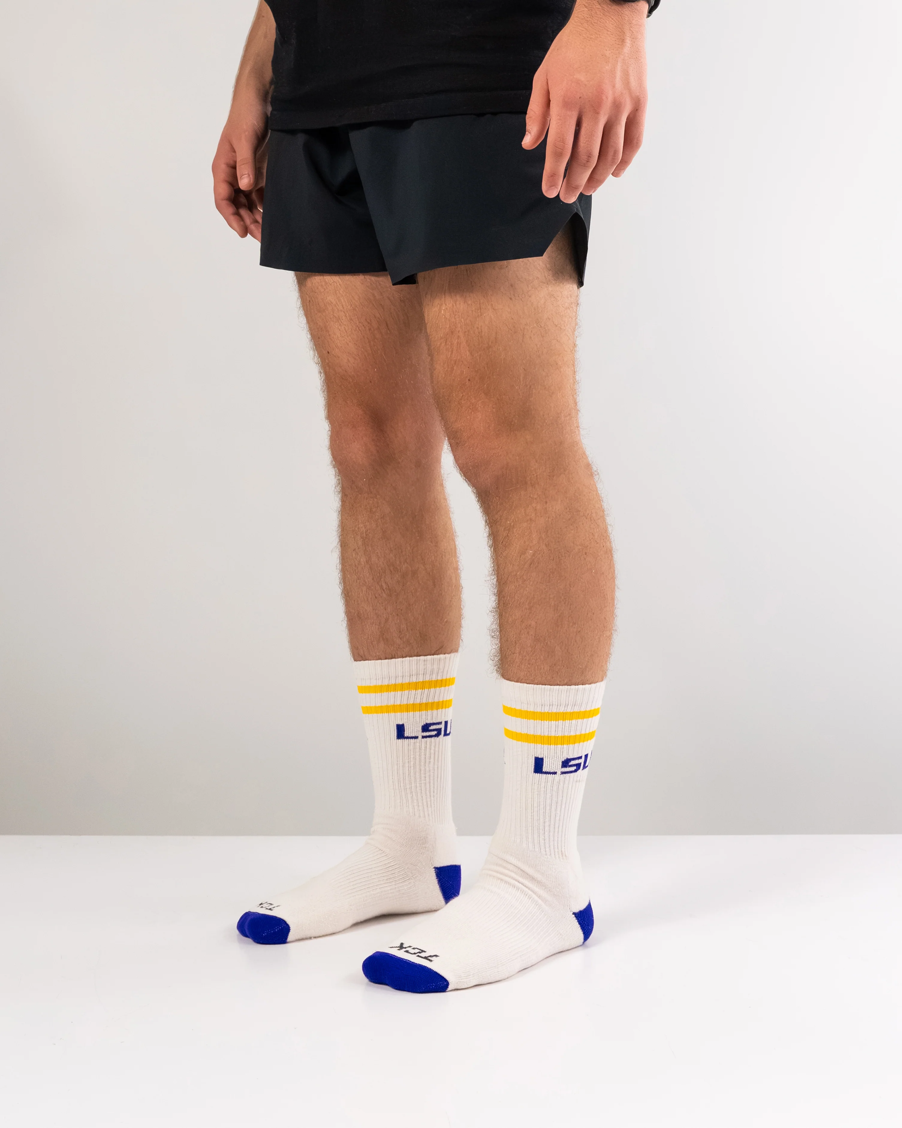 Vintage LSU Tigers Socks NCAA Socks For Men and Womens Soft Cotton Sock - Image 5