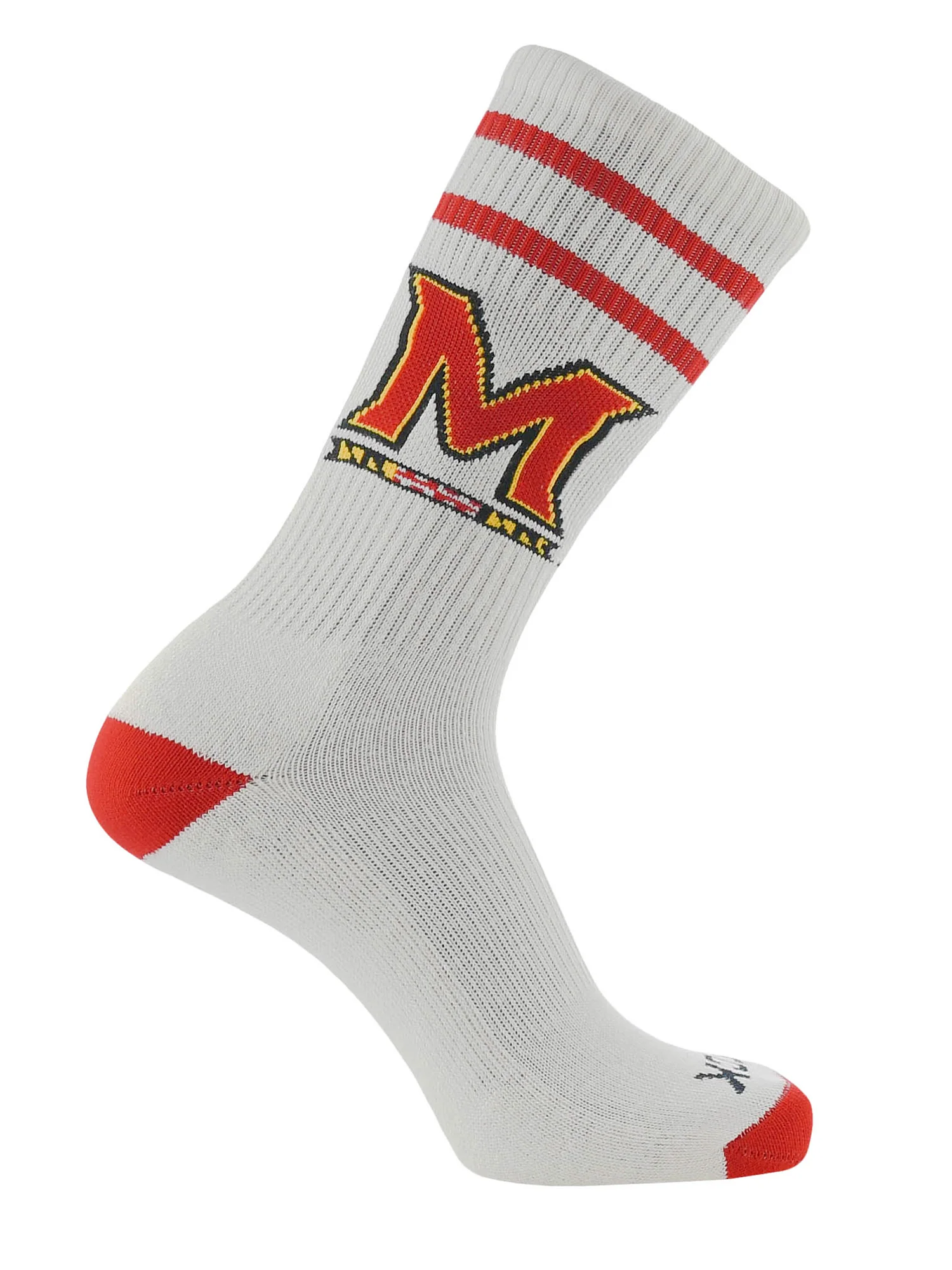 Vintage Maryland Terrapins Socks NCAA Socks For Men and Womens Soft Cotton Sock