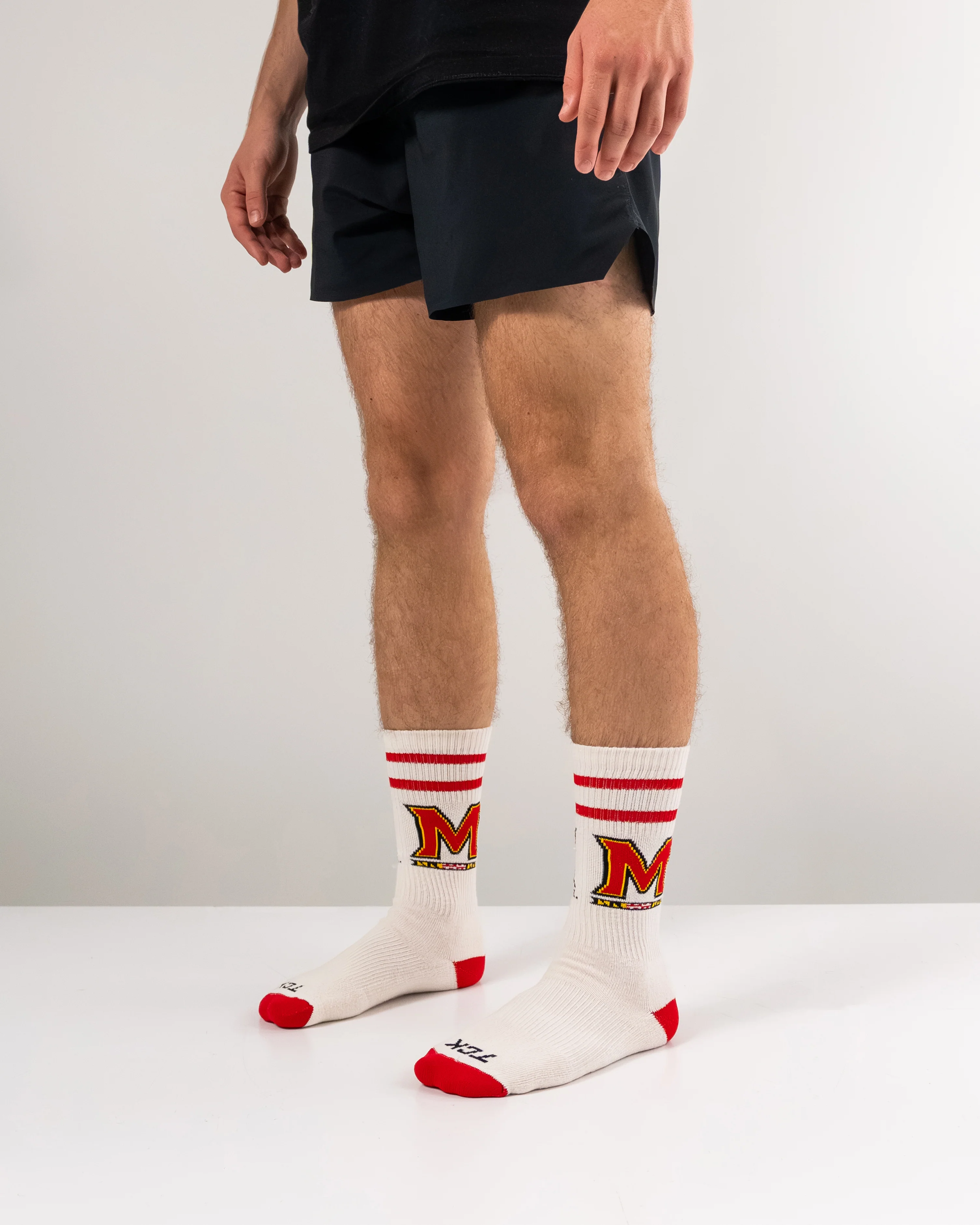 Vintage Maryland Terrapins Socks NCAA Socks For Men and Womens Soft Cotton Sock - Image 5