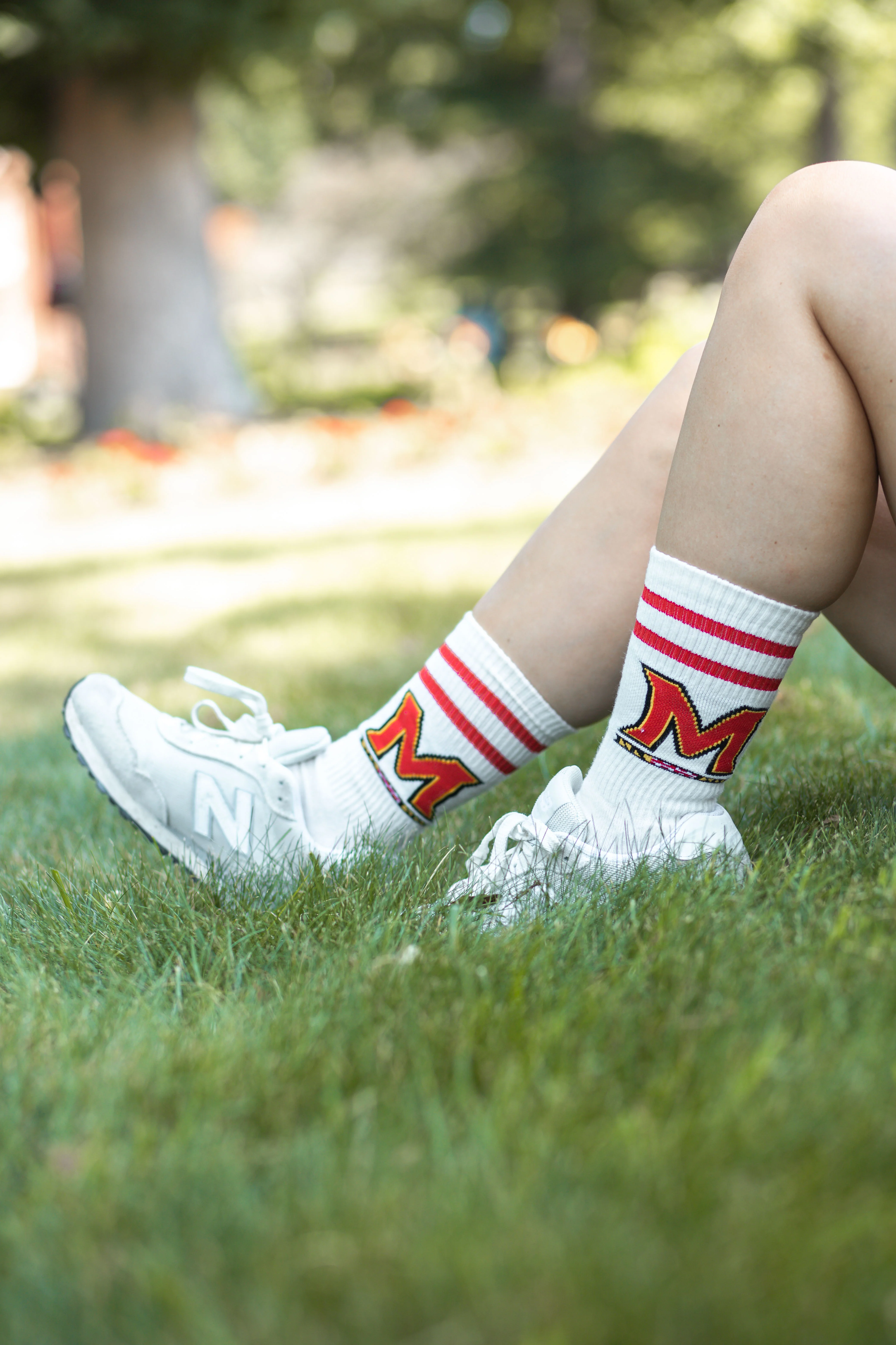 Vintage Maryland Terrapins Socks NCAA Socks For Men and Womens Soft Cotton Sock - Image 6