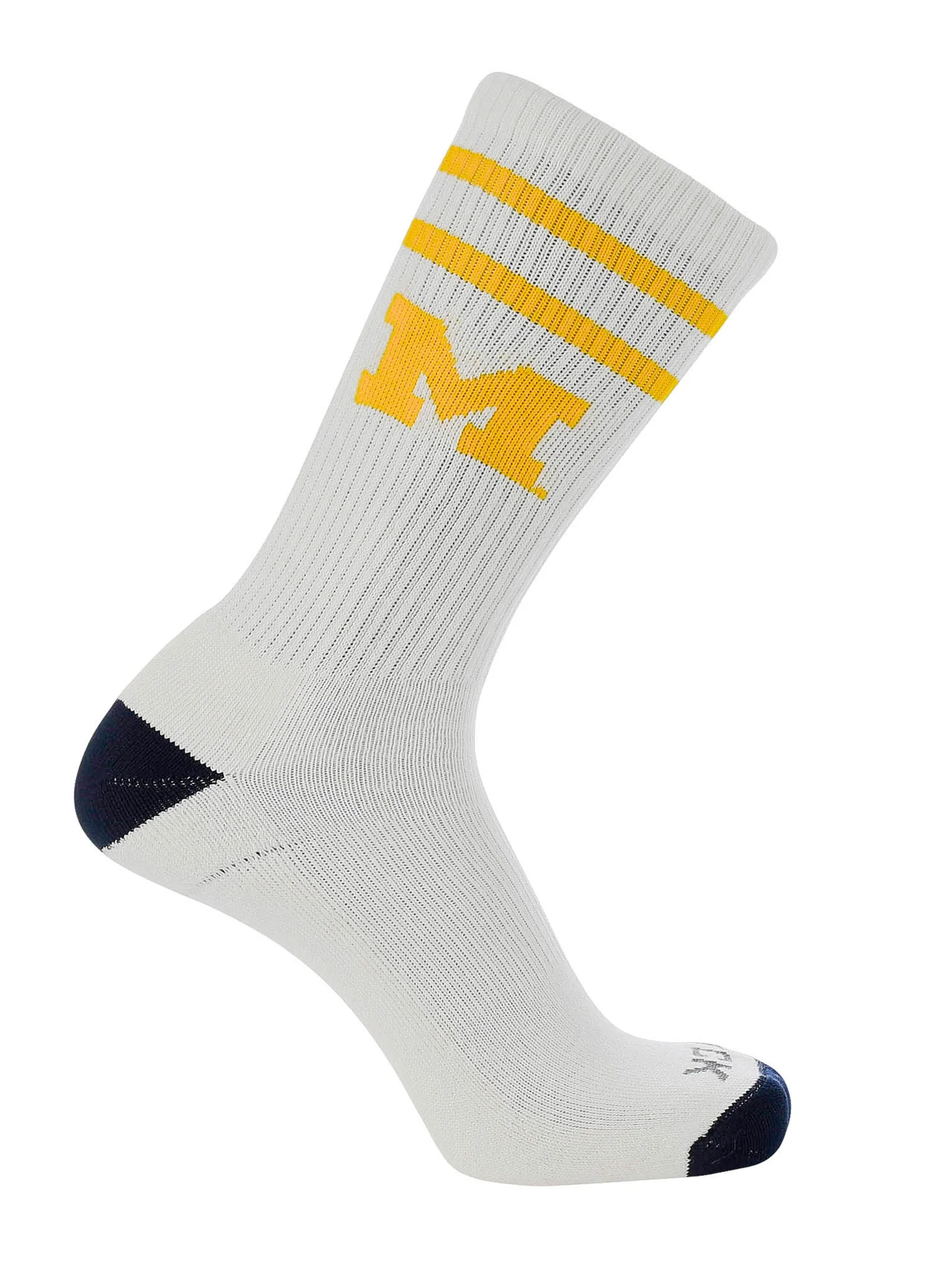 Vintage Michigan Wolverines Socks NCAA Socks For Men and Womens Soft Cotton Sock