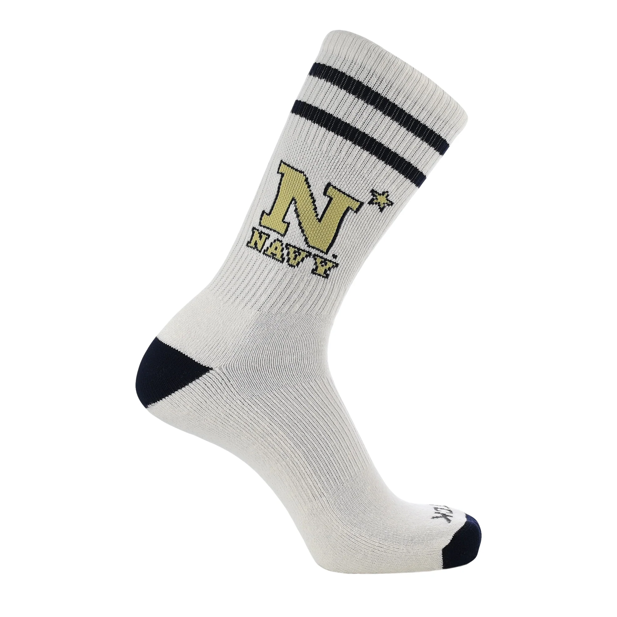 Vintage Navy Midshipmen NCAA Socks For Men and Womens Soft Cotton Sock