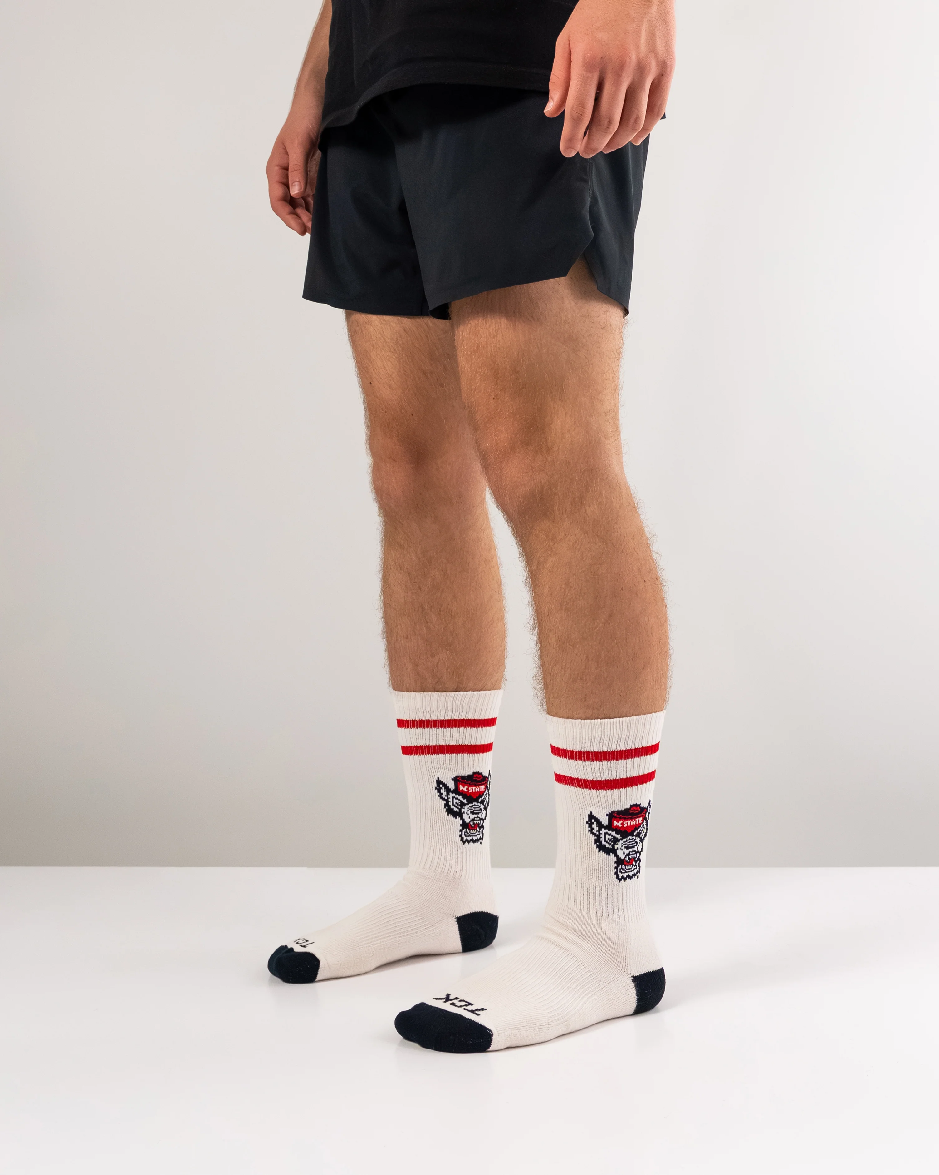 Vintage NC State Wolfpack Socks NCAA Socks For Men and Womens Soft Cotton Sock - Image 5