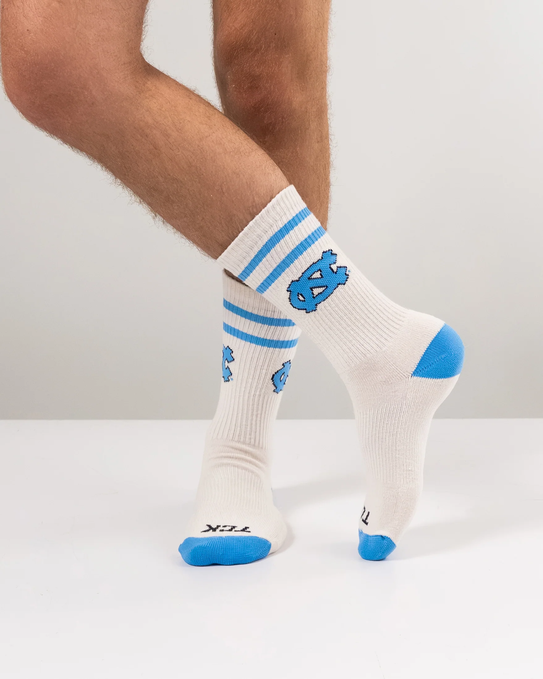 Vintage North Carolina Tar Heels Socks NCAA Socks For Men and Womens Soft Cotton Sock - Image 3