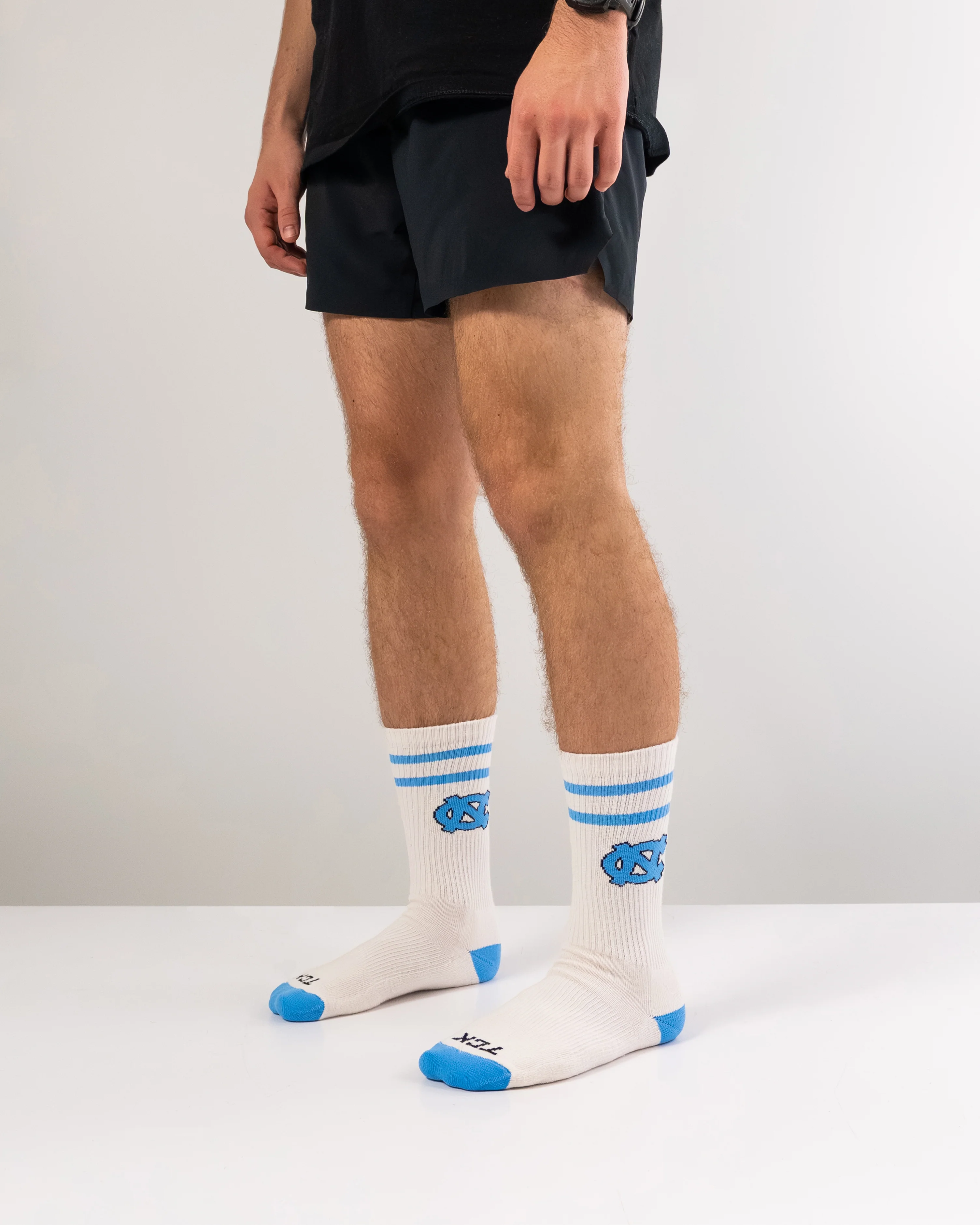 Vintage North Carolina Tar Heels Socks NCAA Socks For Men and Womens Soft Cotton Sock - Image 5