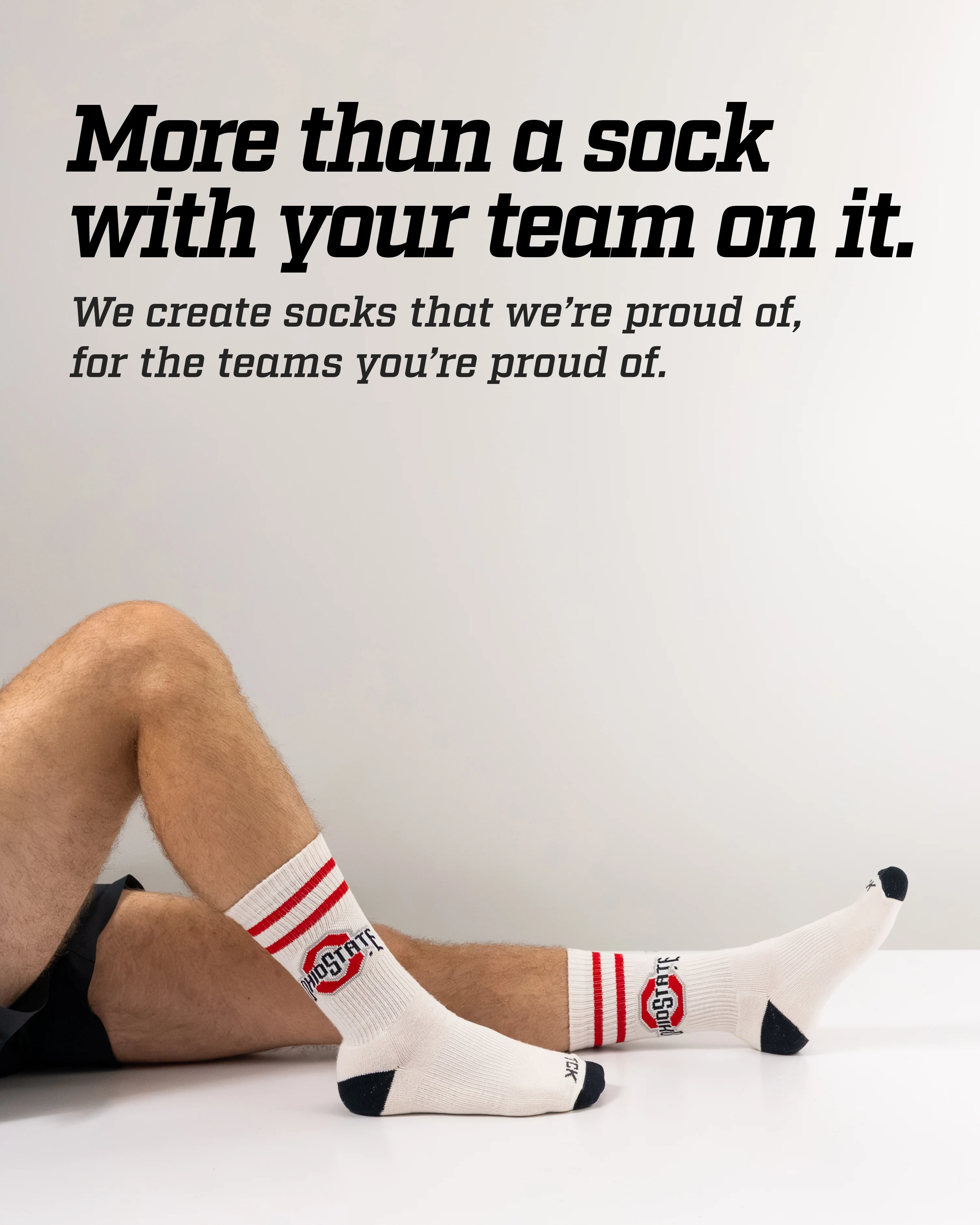 Vintage Ohio State Buckeyes Socks NCAA Socks For Men and Womens Soft Cotton Sock - Image 4