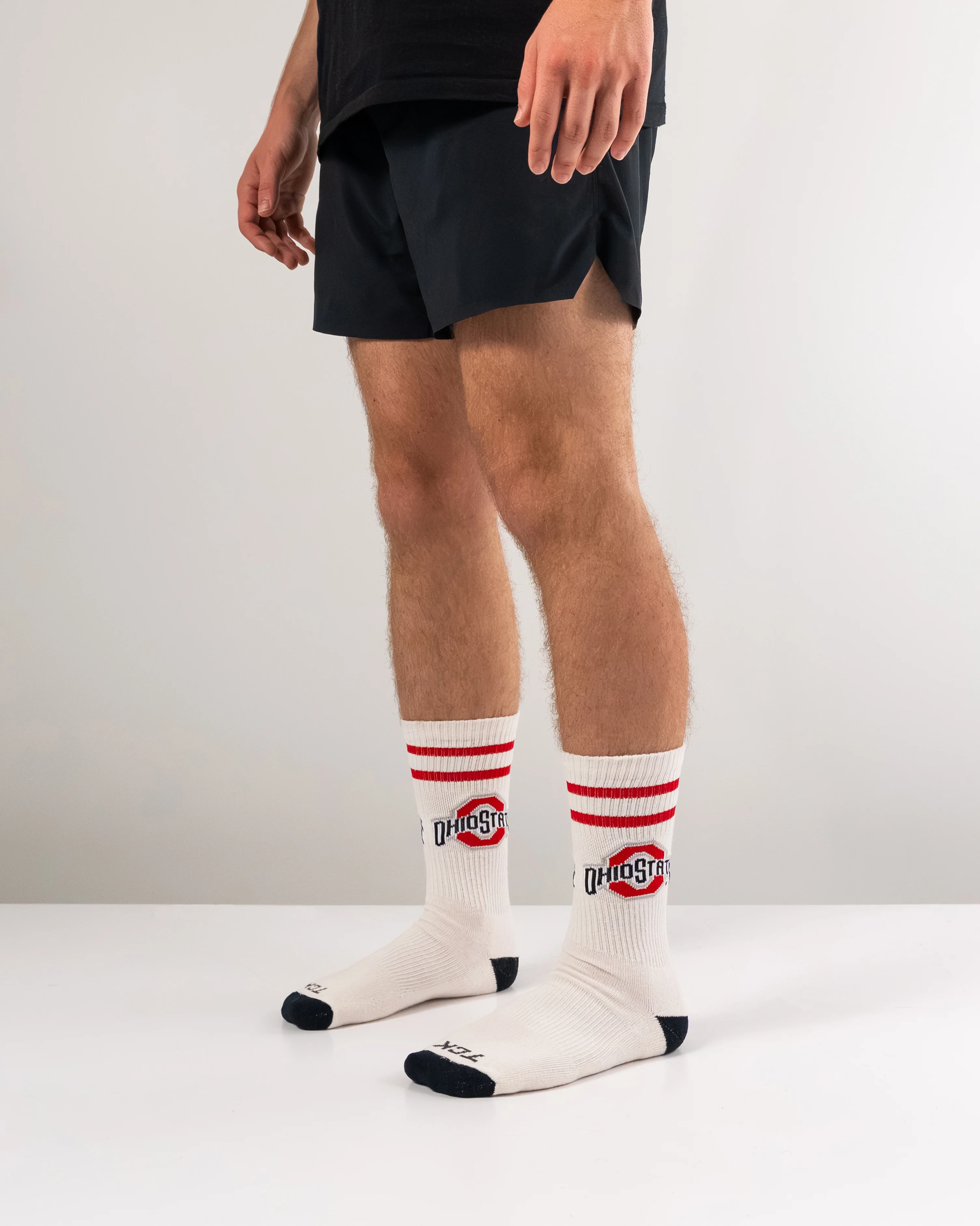 Vintage Ohio State Buckeyes Socks NCAA Socks For Men and Womens Soft Cotton Sock - Image 5