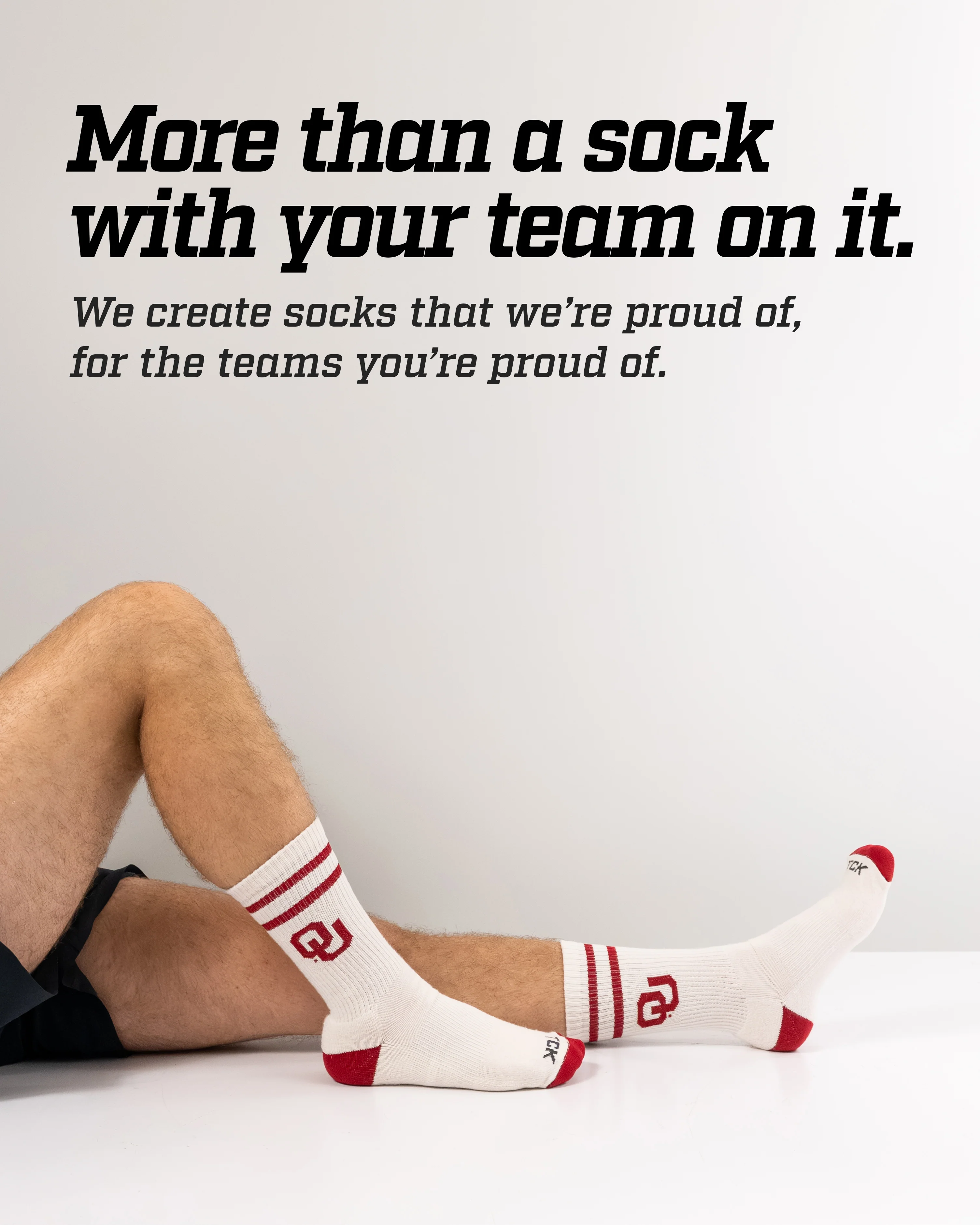 Vintage Oklahoma Sooners Socks NCAA Socks For Men and Womens Soft Cotton Sock - Image 4