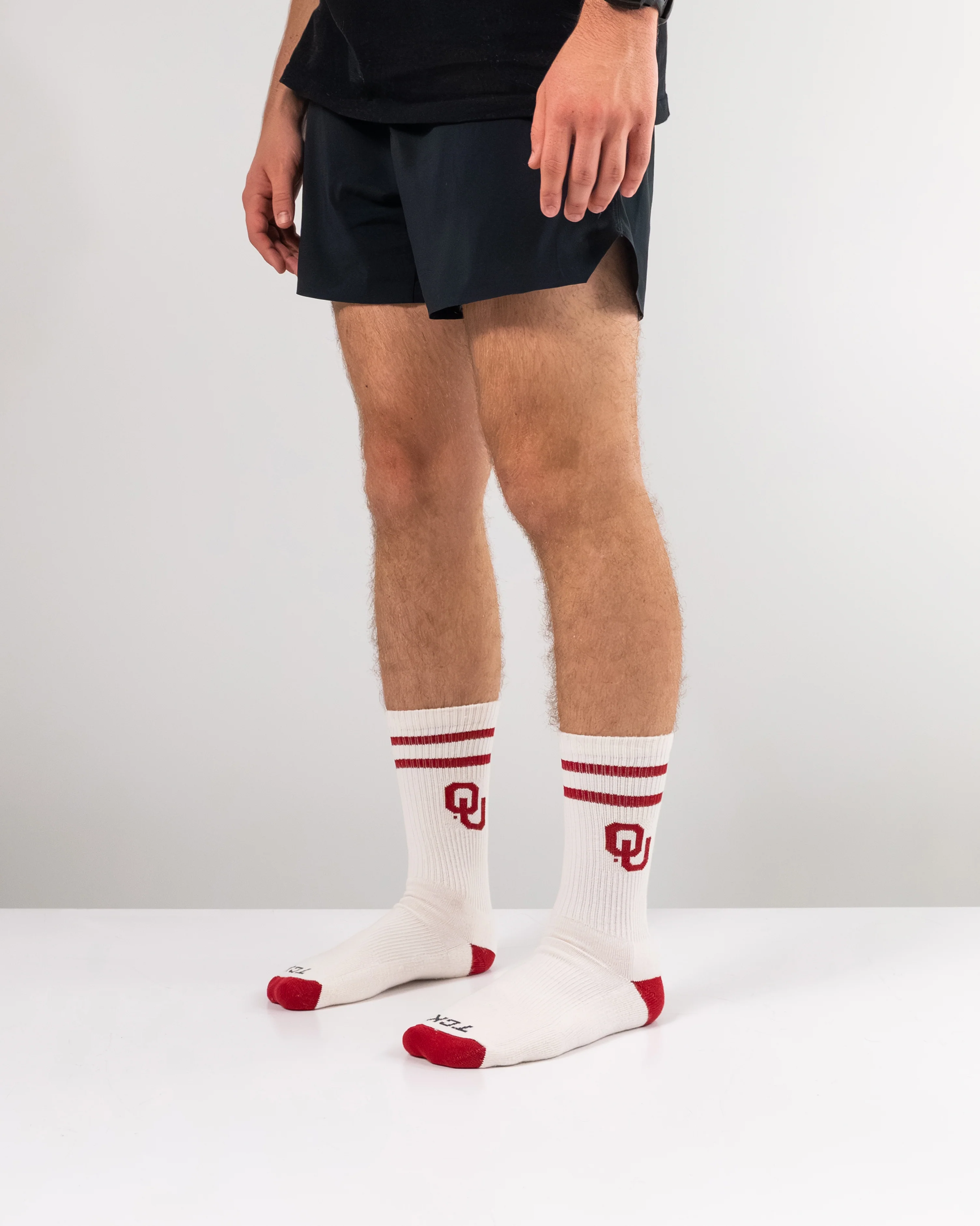 Vintage Oklahoma Sooners Socks NCAA Socks For Men and Womens Soft Cotton Sock - Image 5