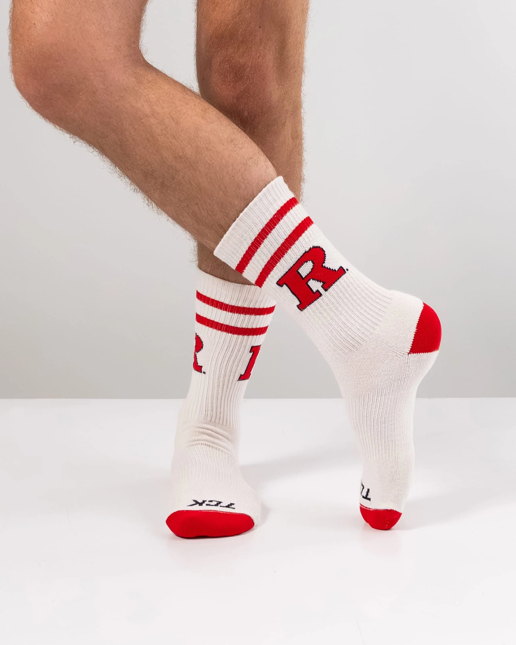 Vintage Rutgers Scarlet Knights Socks NCAA Socks For Men and Womens Soft Cotton Sock - Image 3