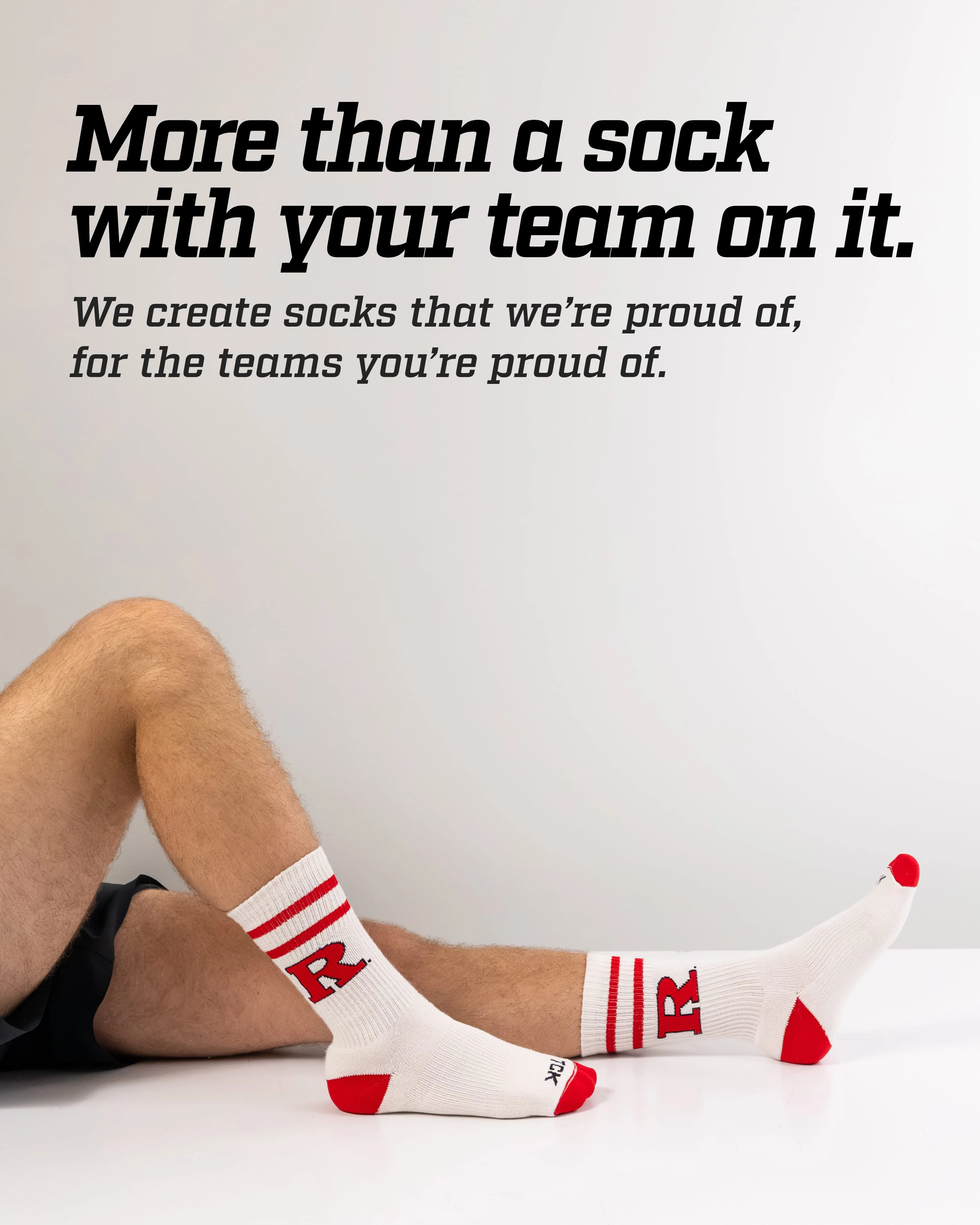 Vintage Rutgers Scarlet Knights Socks NCAA Socks For Men and Womens Soft Cotton Sock - Image 4