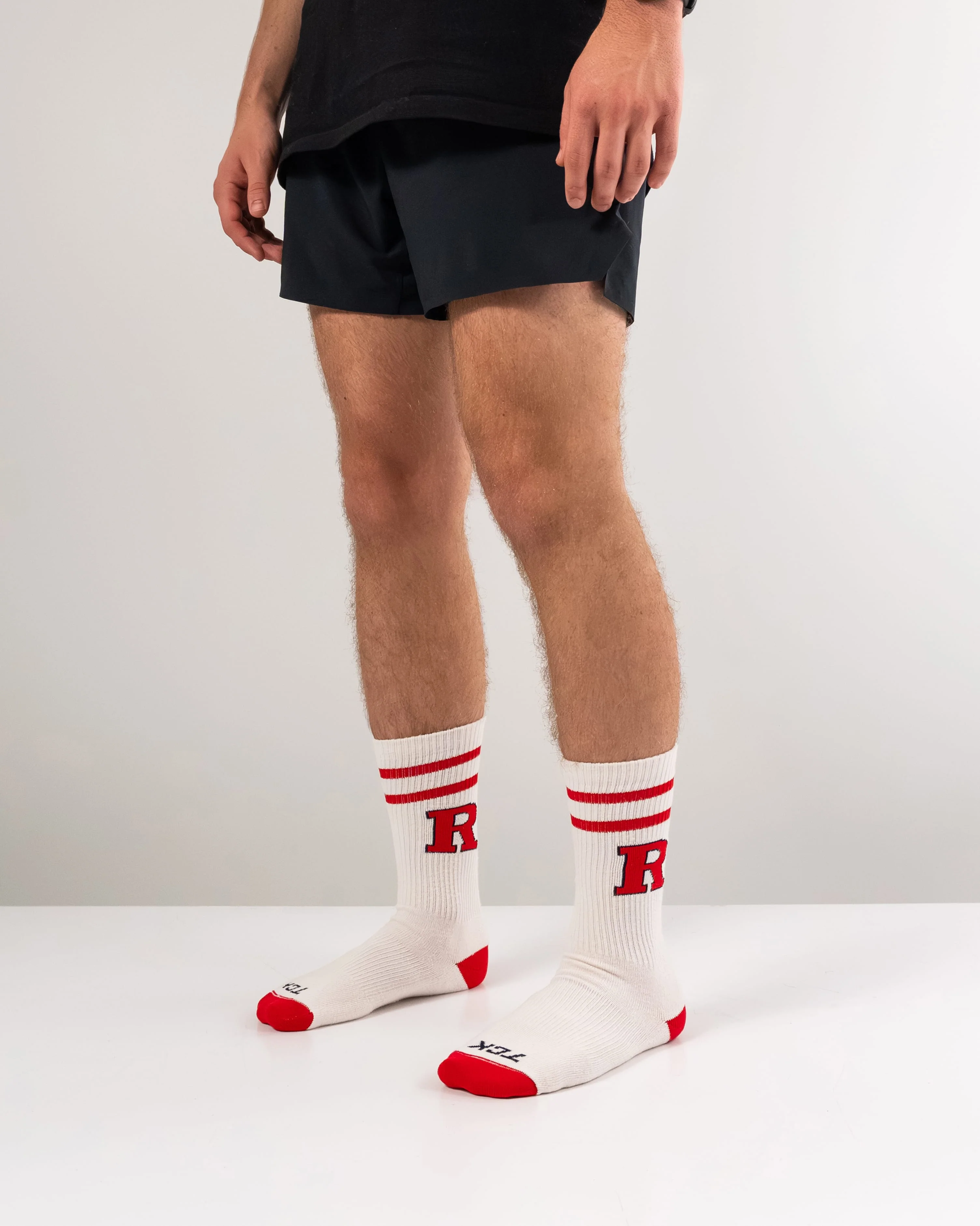 Vintage Rutgers Scarlet Knights Socks NCAA Socks For Men and Womens Soft Cotton Sock - Image 5
