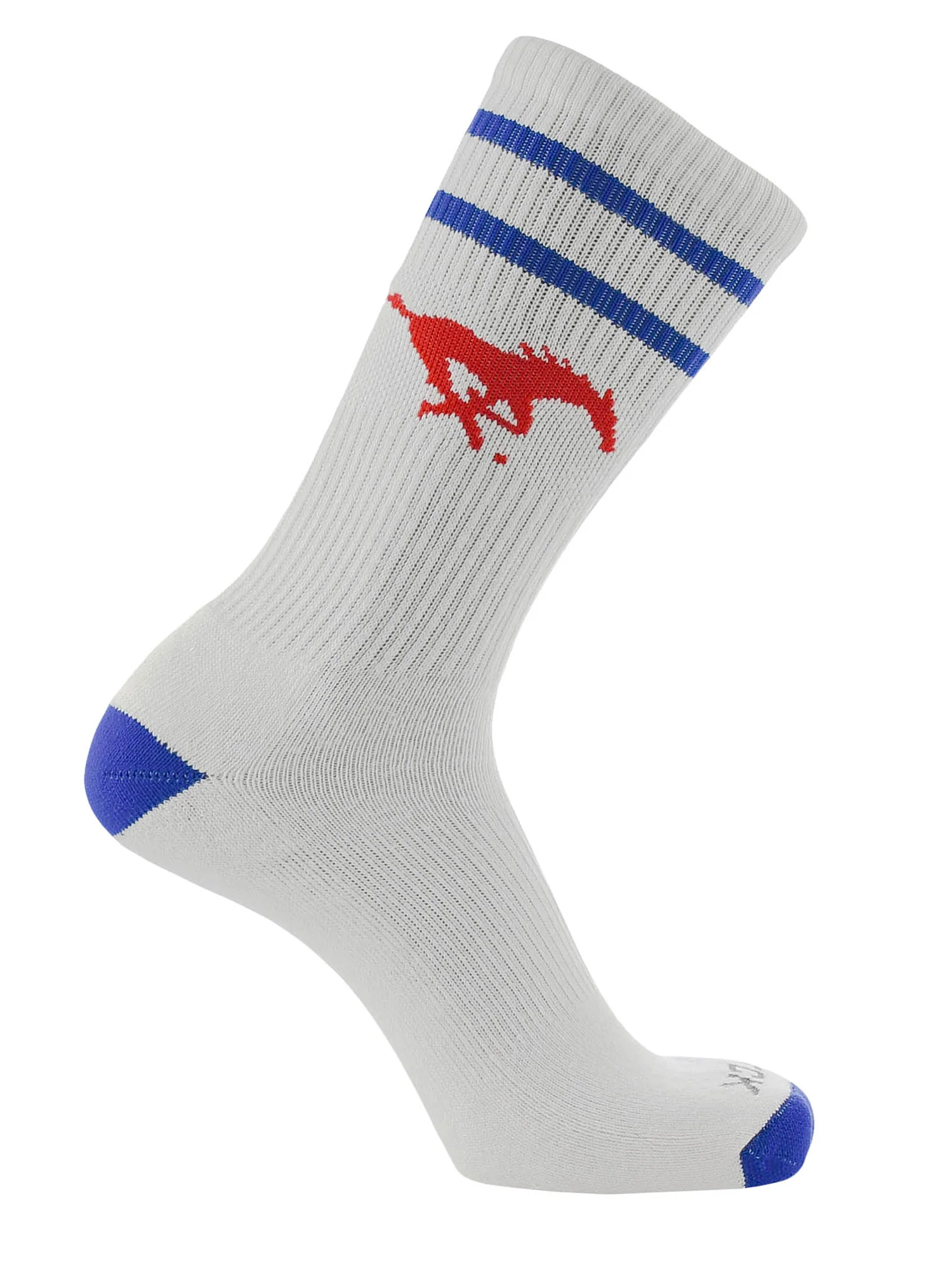 Vintage SMU Mustangs Socks NCAA Socks For Men and Womens Soft Cotton Sock