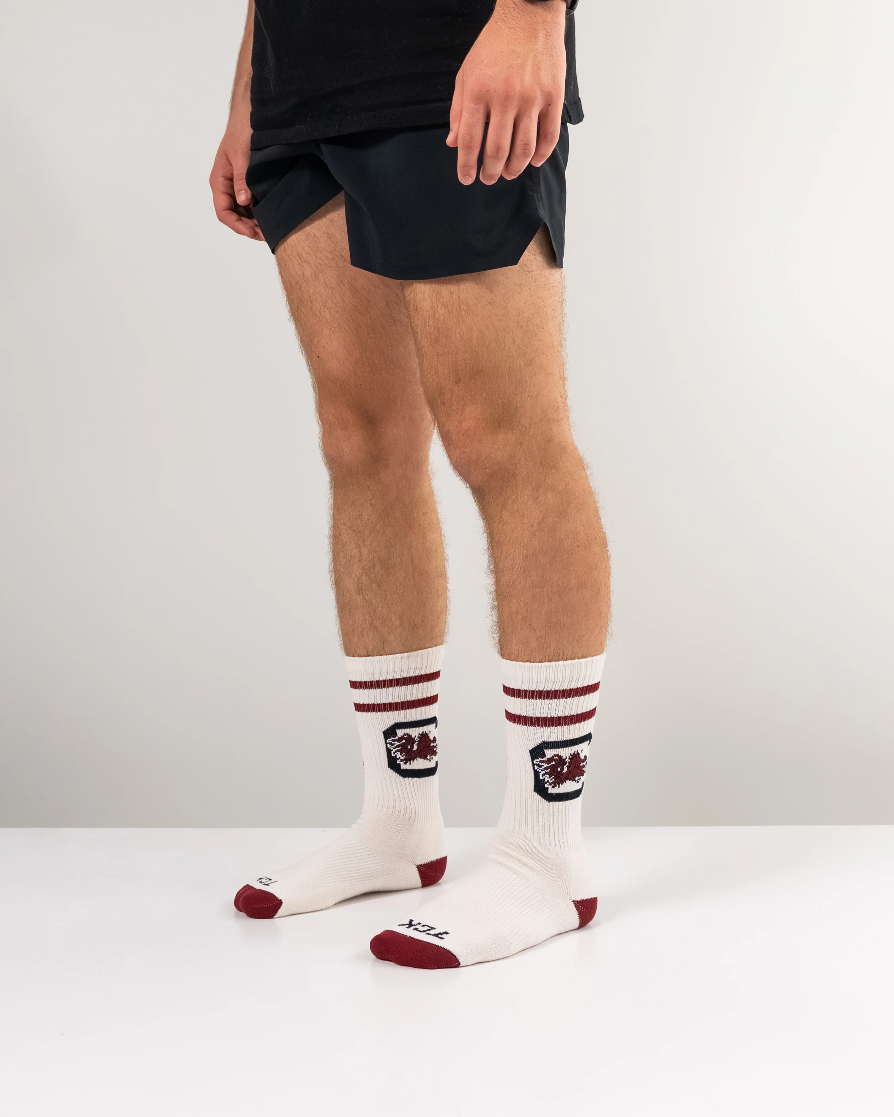 Vintage South Carolina Gamecocks Socks NCAA Socks For Men and Womens Soft Cotton Sock - Image 5