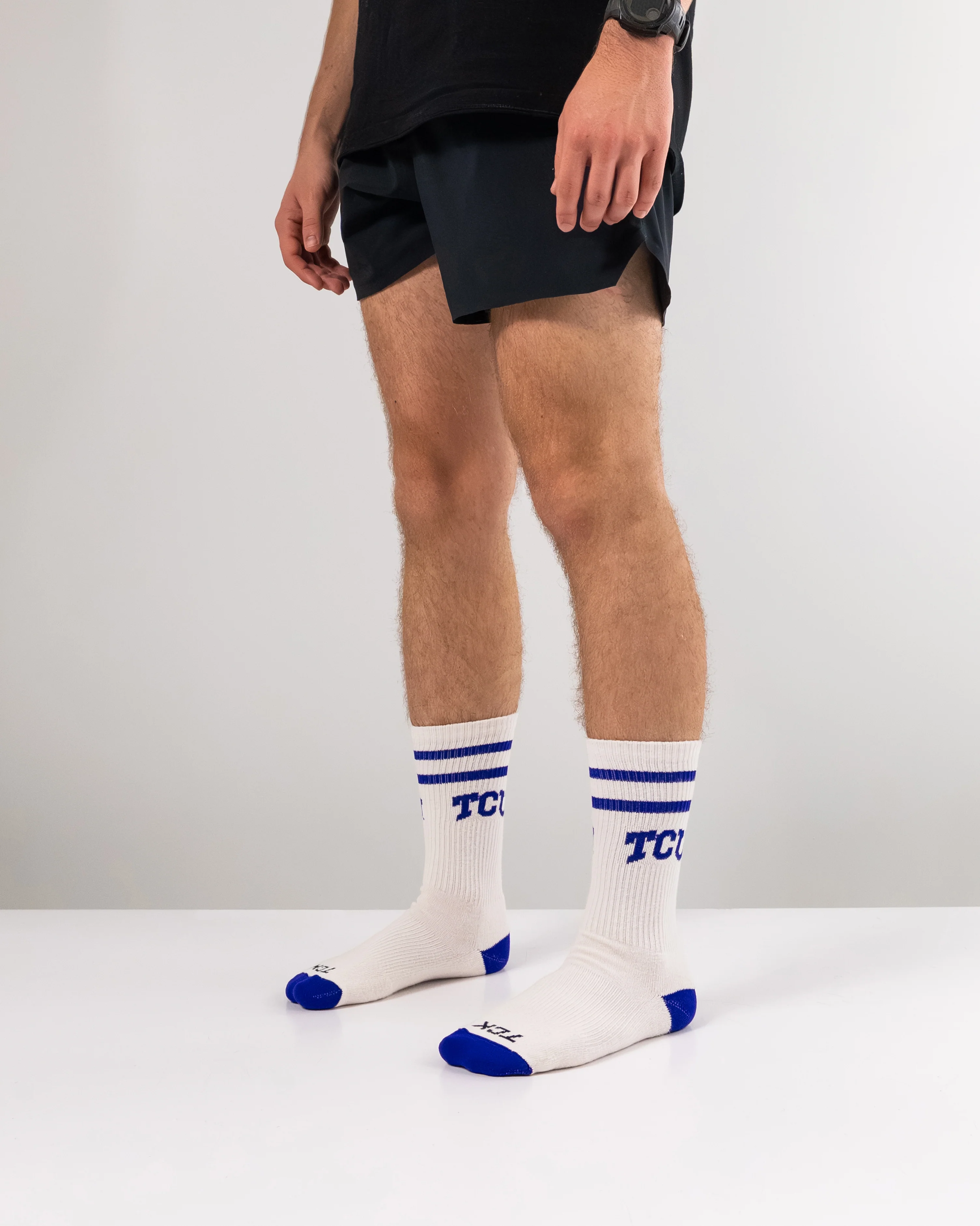 Vintage TCU Horned Frogs Socks NCAA Socks For Men and Womens Soft Cotton Sock - Image 5