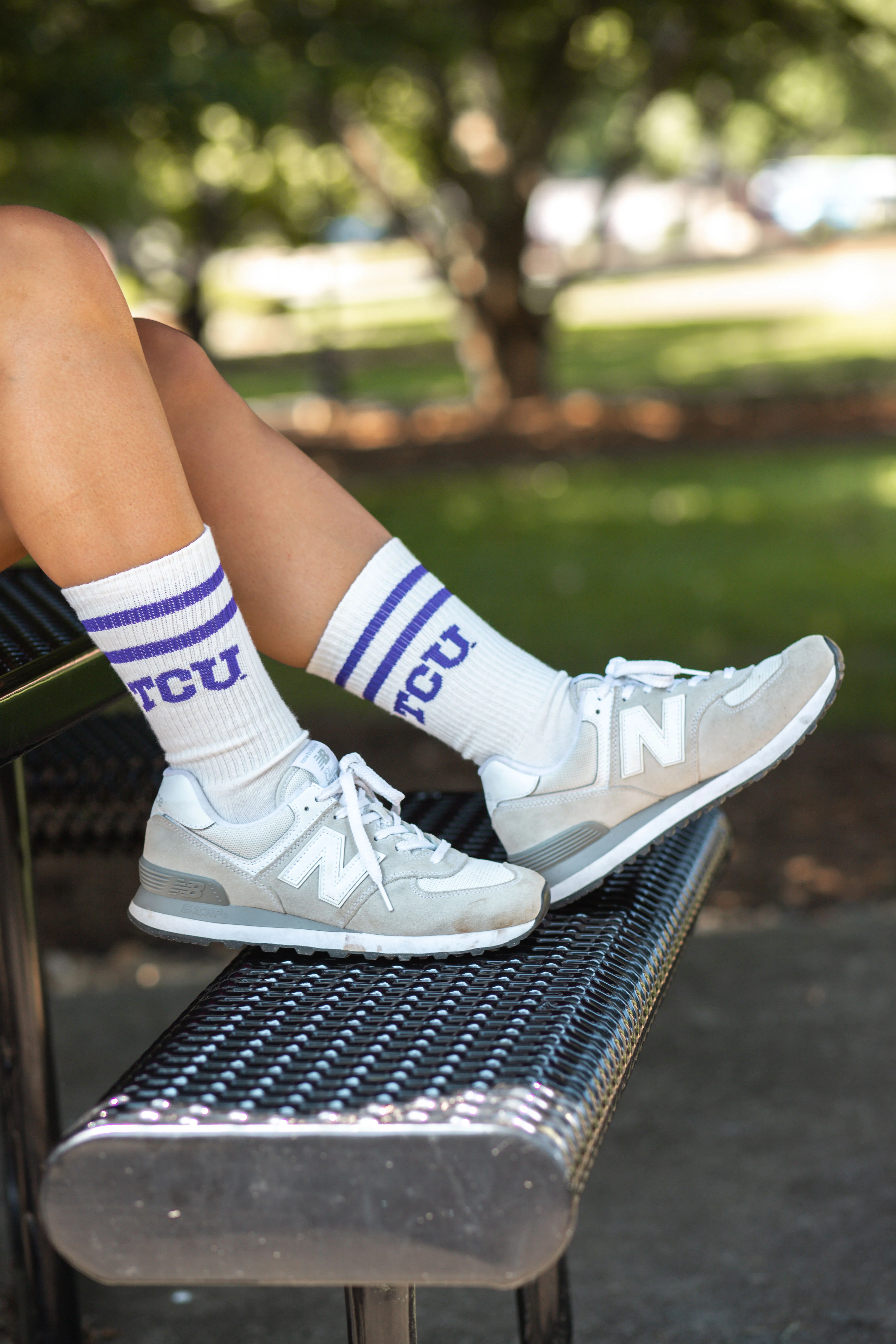 Vintage TCU Horned Frogs Socks NCAA Socks For Men and Womens Soft Cotton Sock - Image 6