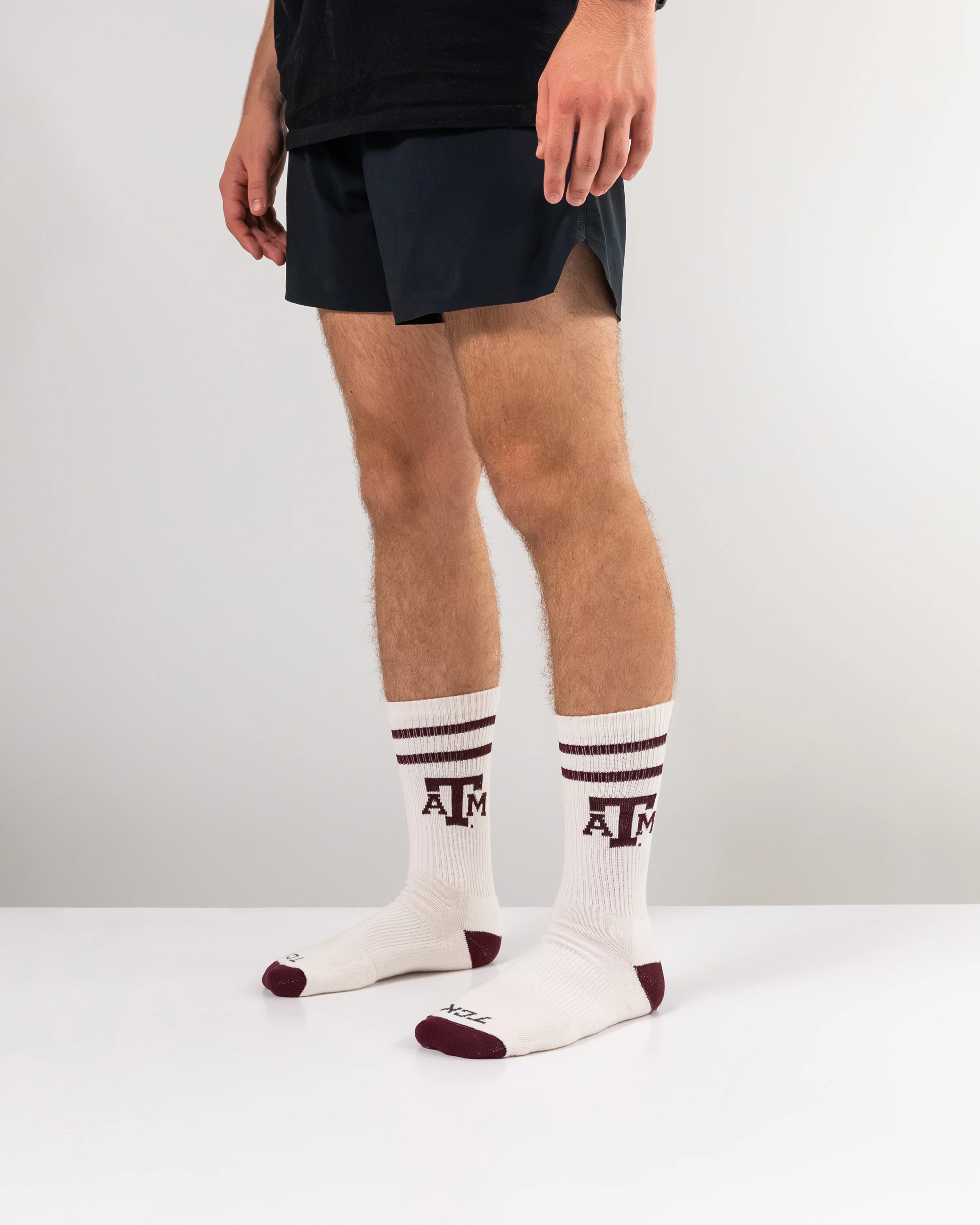 Vintage Texas A&M Aggies Socks NCAA Socks For Men and Womens Soft Cotton Sock - Image 5