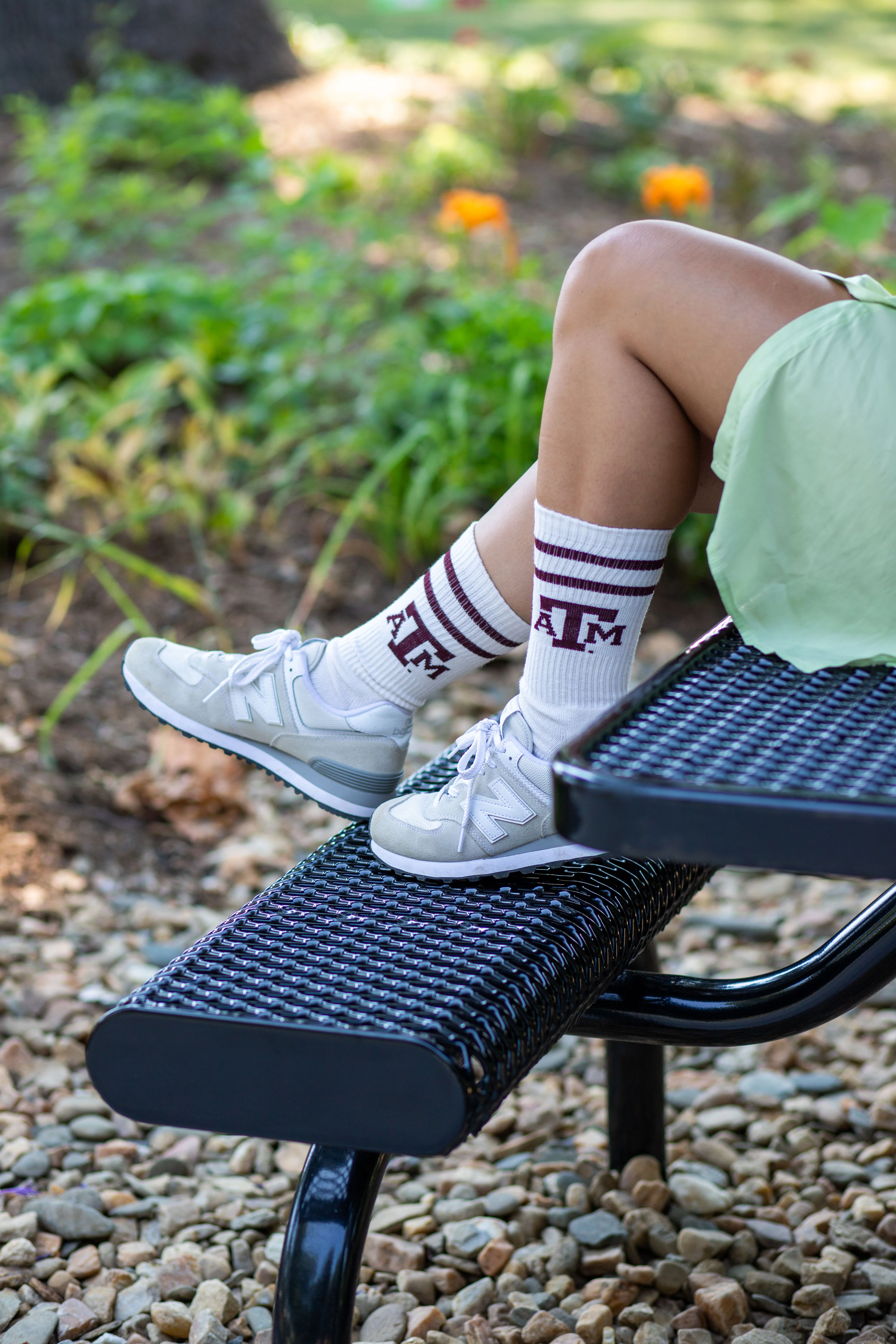 Vintage Texas A&M Aggies Socks NCAA Socks For Men and Womens Soft Cotton Sock - Image 6