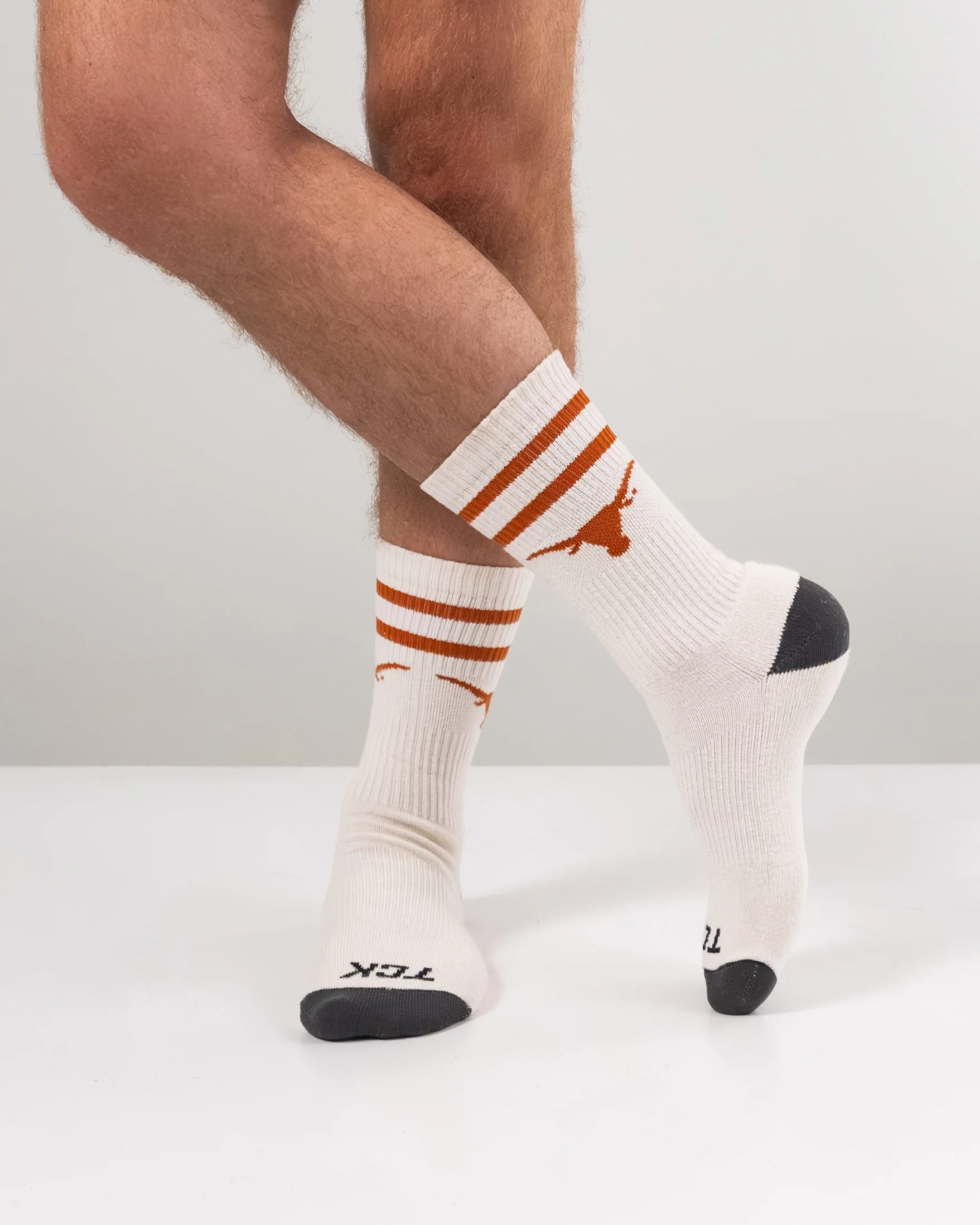 Vintage Texas Longhorns Socks NCAA Socks For Men and Womens Soft Cotton Sock - Image 3