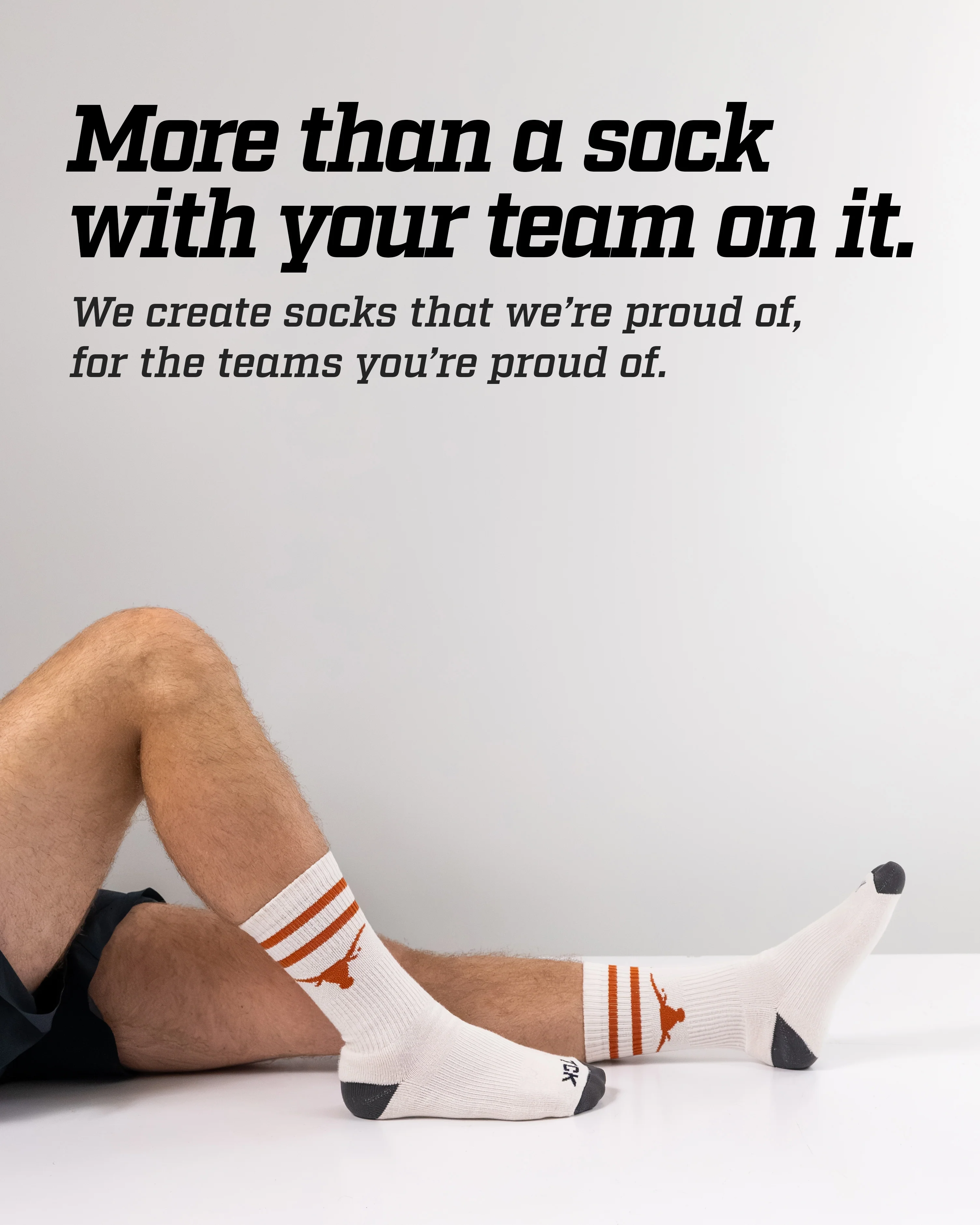 Vintage Texas Longhorns Socks NCAA Socks For Men and Womens Soft Cotton Sock - Image 4