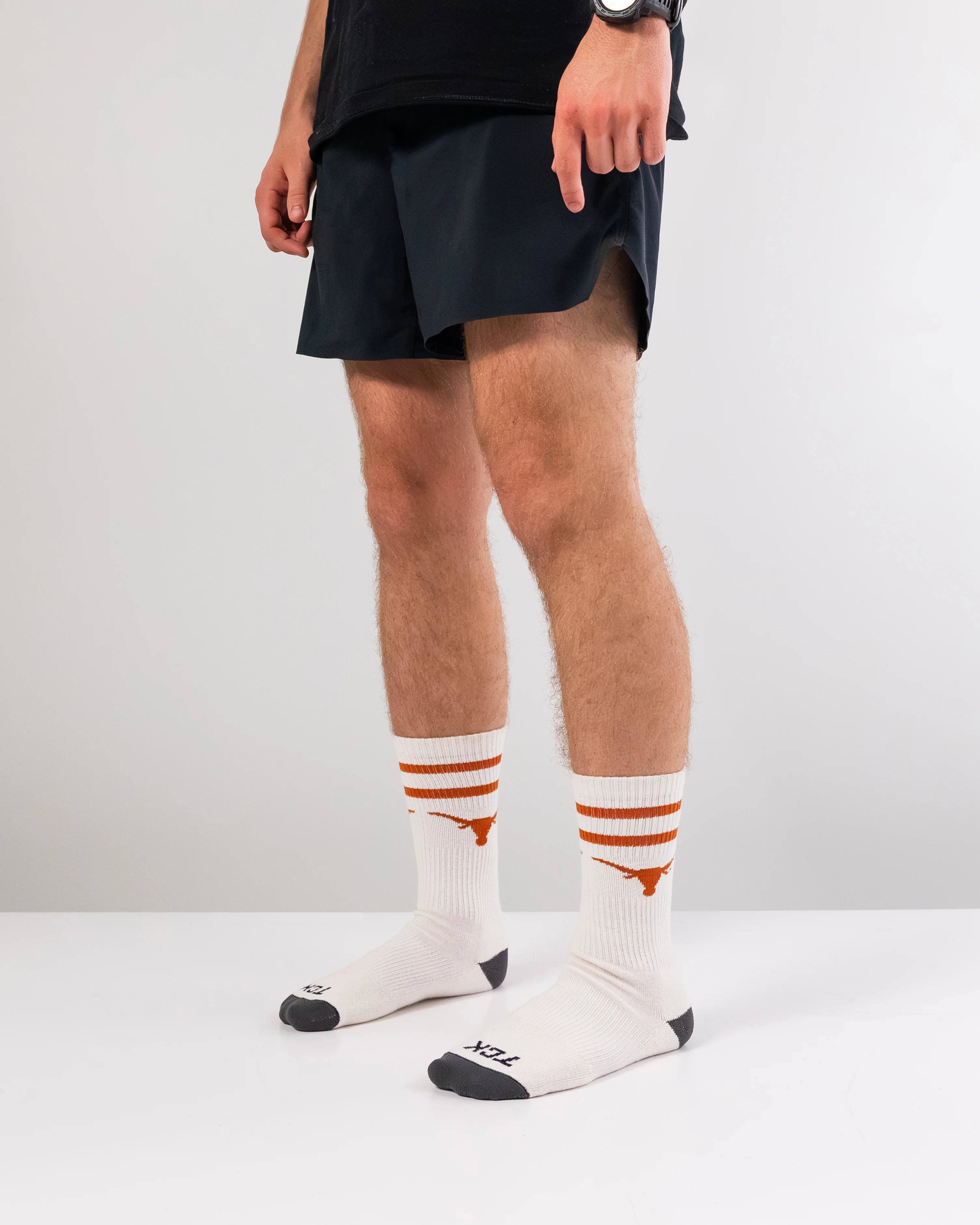 Vintage Texas Longhorns Socks NCAA Socks For Men and Womens Soft Cotton Sock - Image 5