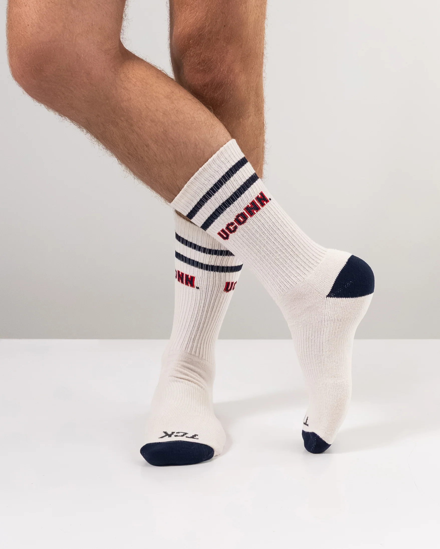 Vintage UConn Huskies Socks NCAA Socks For Men and Womens Soft Cotton Sock - Image 3