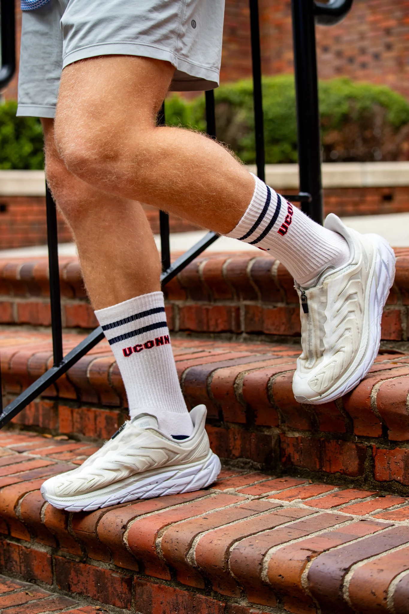 Vintage UConn Huskies Socks NCAA Socks For Men and Womens Soft Cotton Sock - Image 6