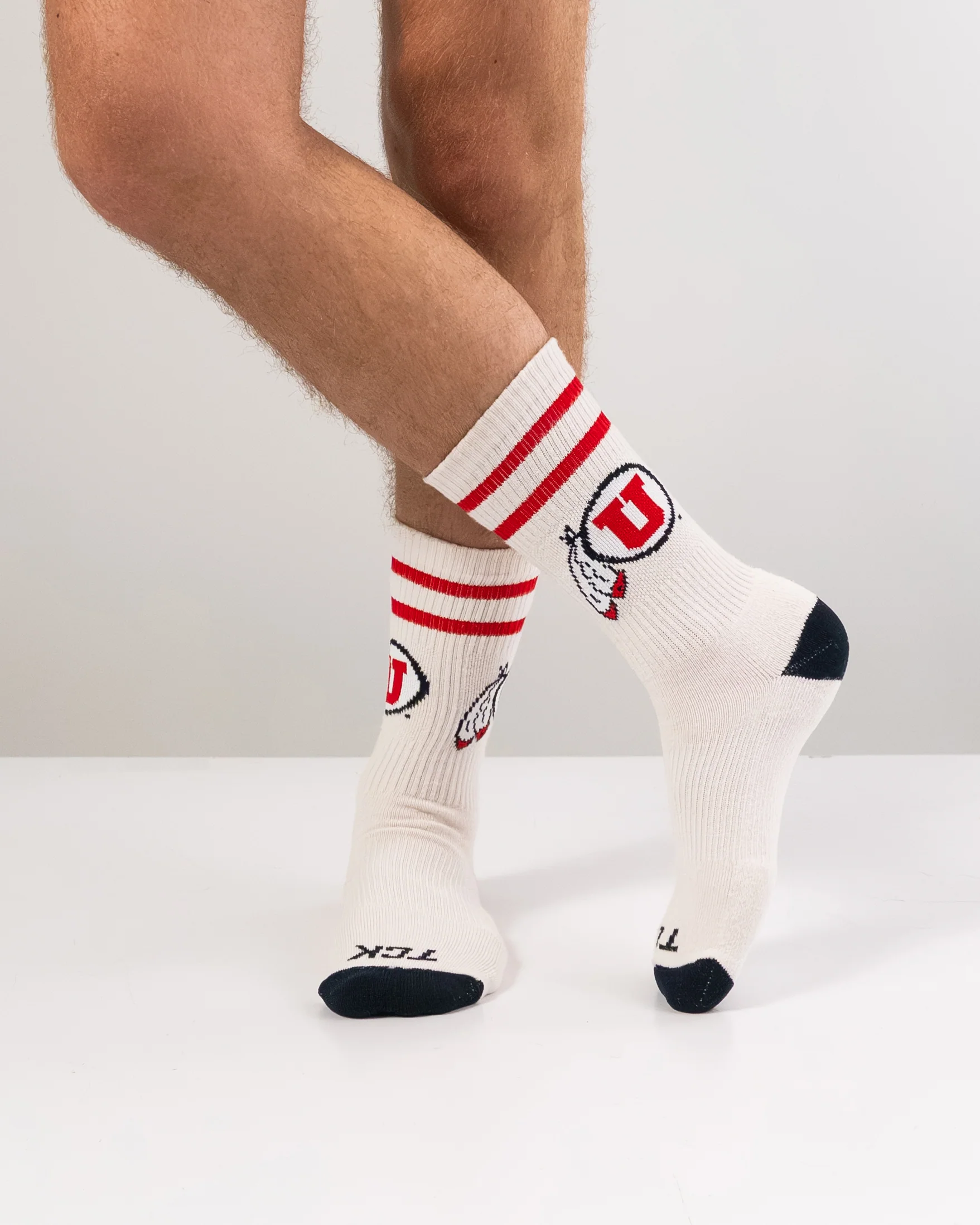 Vintage Utah Utes Socks NCAA Socks For Men and Womens Soft Cotton Sock - Image 3