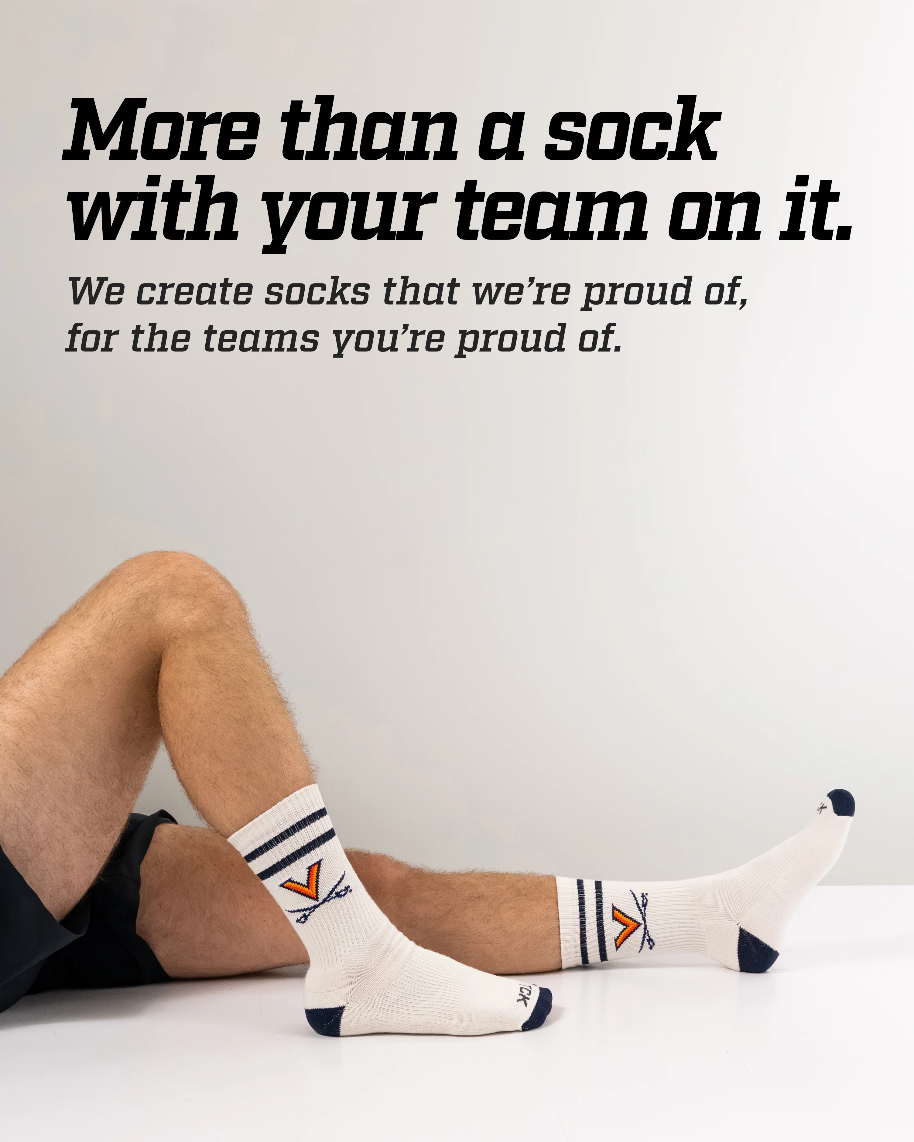 Vintage Virginia Cavaliers Socks NCAA Socks For Men and Womens Soft Cotton Sock - Image 4