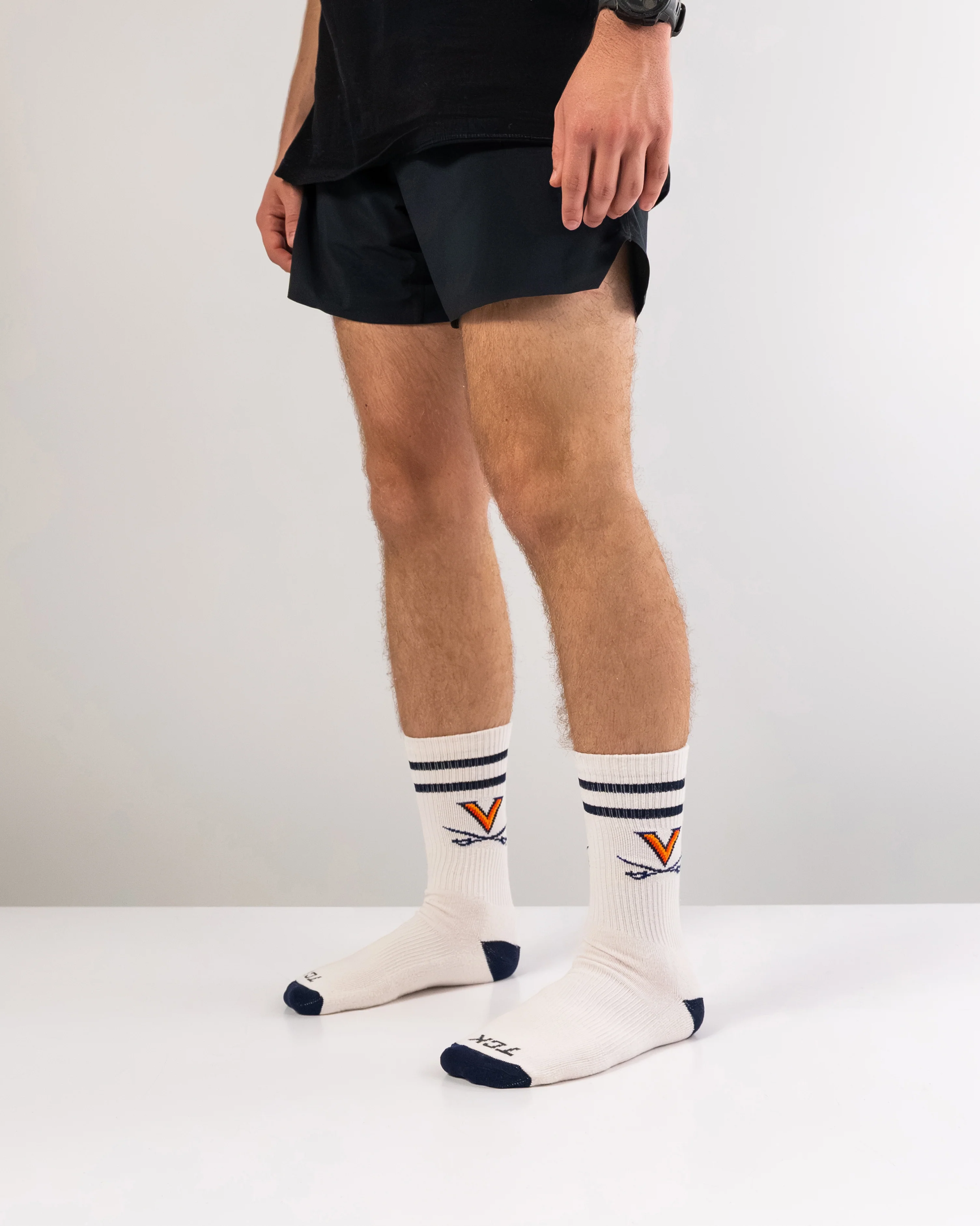 Vintage Virginia Cavaliers Socks NCAA Socks For Men and Womens Soft Cotton Sock - Image 5