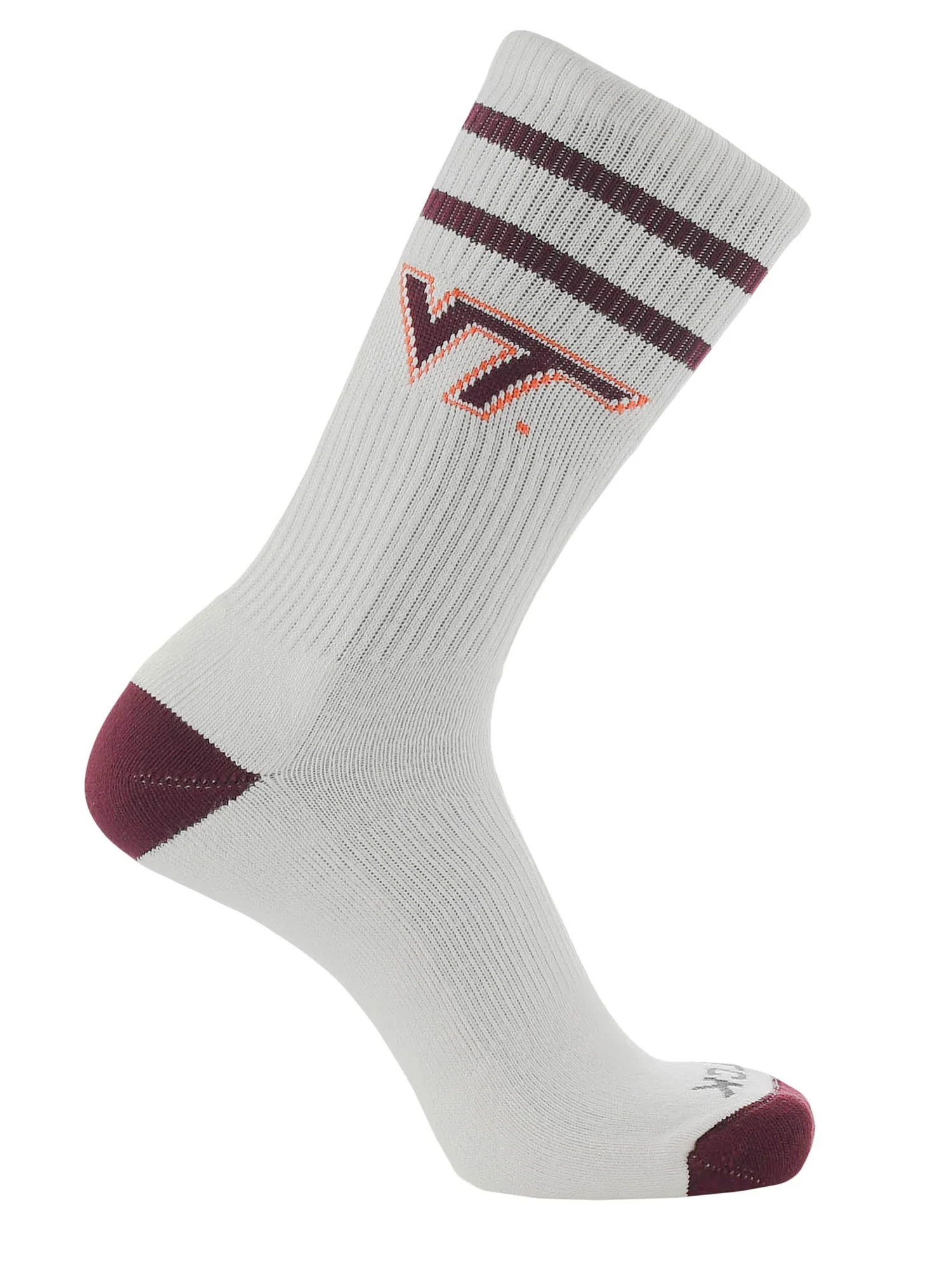 Vintage Virginia Tech Hokies Socks NCAA Socks For Men and Womens Soft Cotton Sock