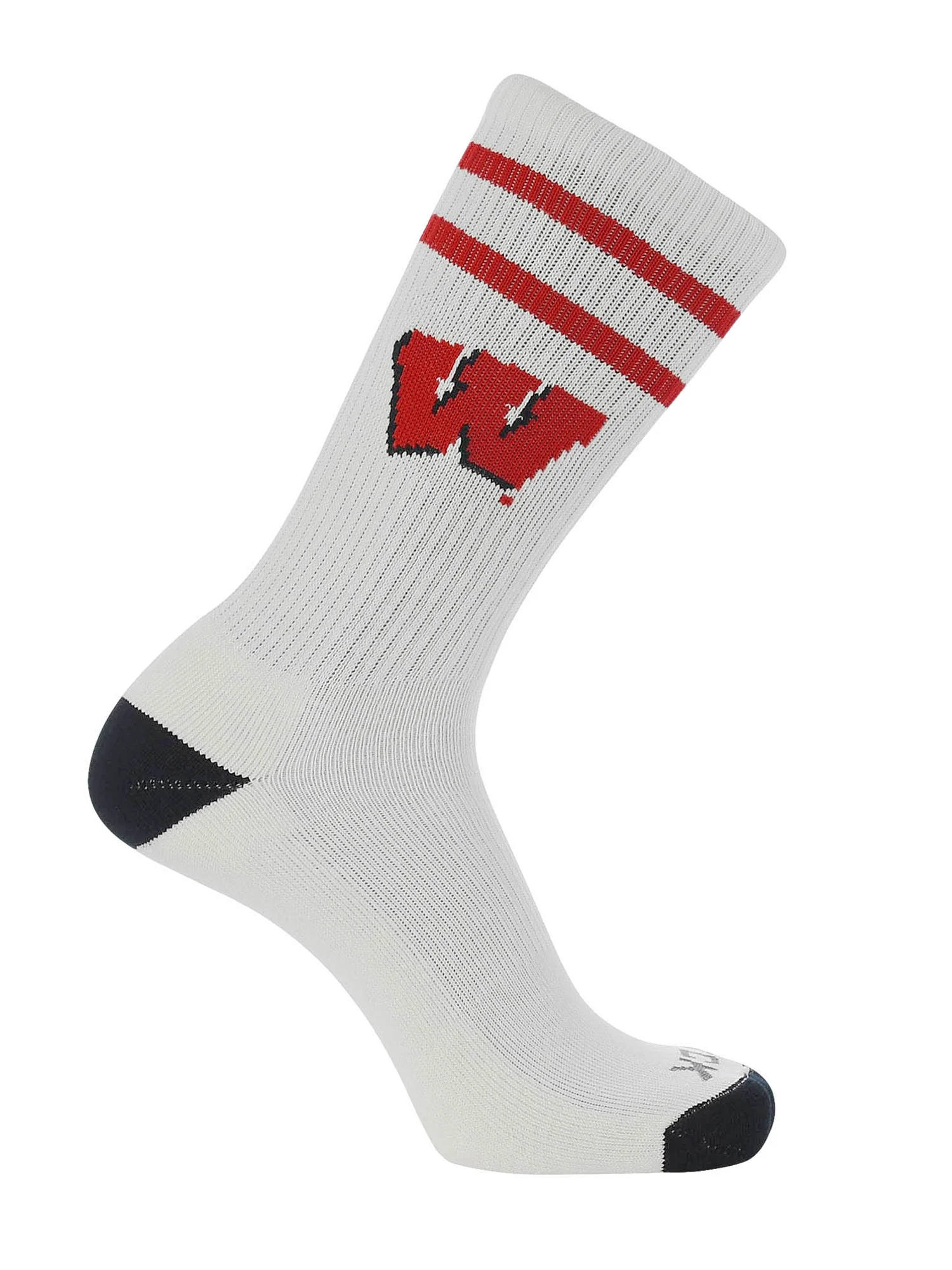 Vintage Wisconsin Badgers Socks NCAA Socks For Men and Womens Soft Cotton Sock