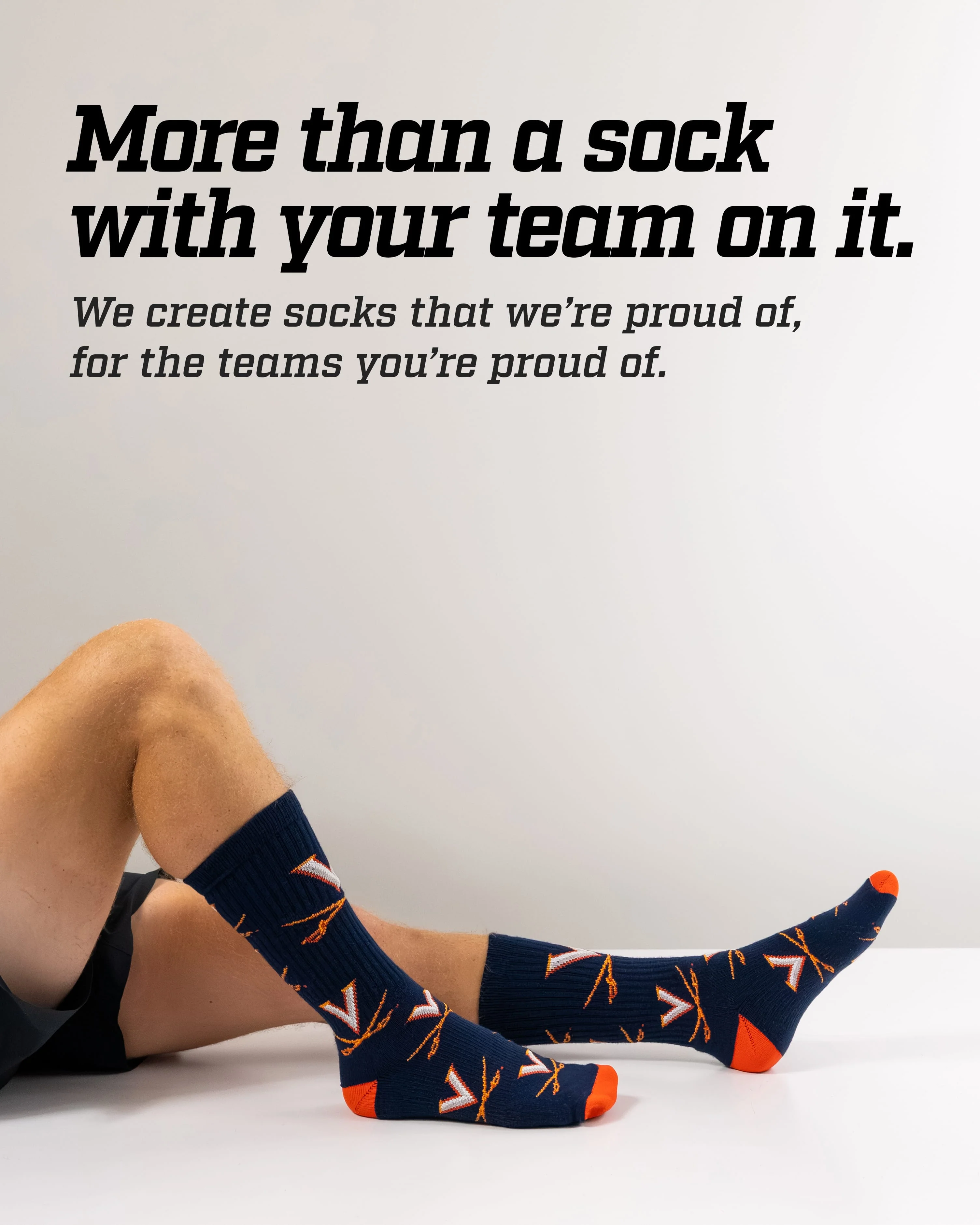 Virginia Cavaliers Mayhem Crew Socks - Image 3
