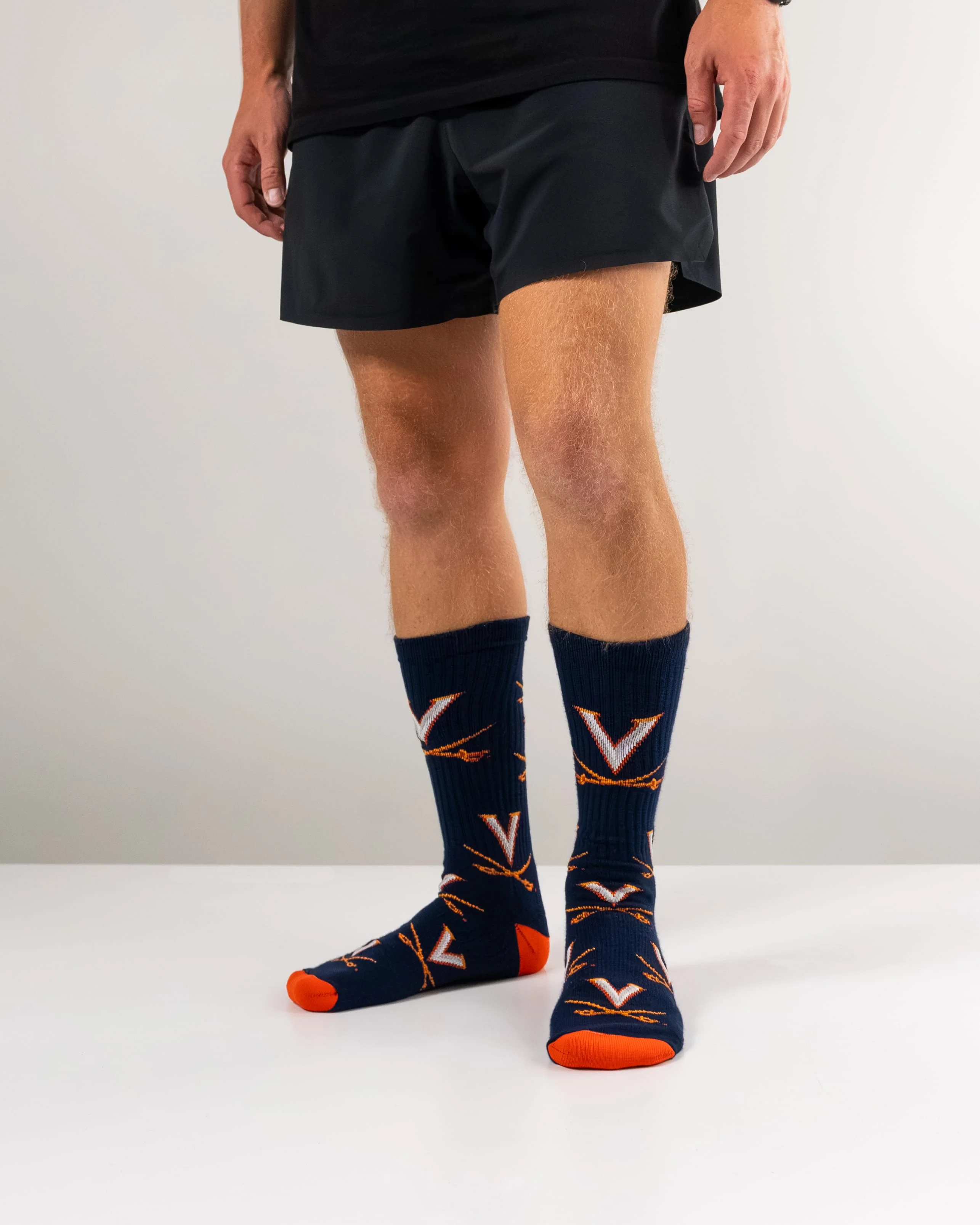 Virginia Cavaliers Mayhem Crew Socks - Image 4