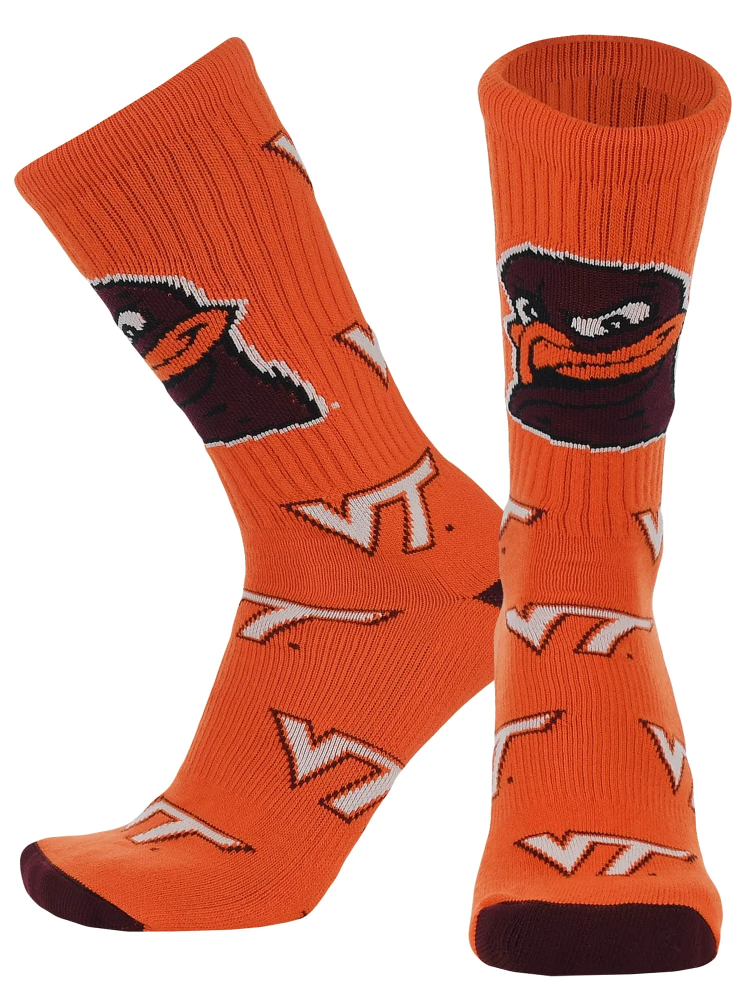 Virginia Tech Hokies Mayhem Crew Socks