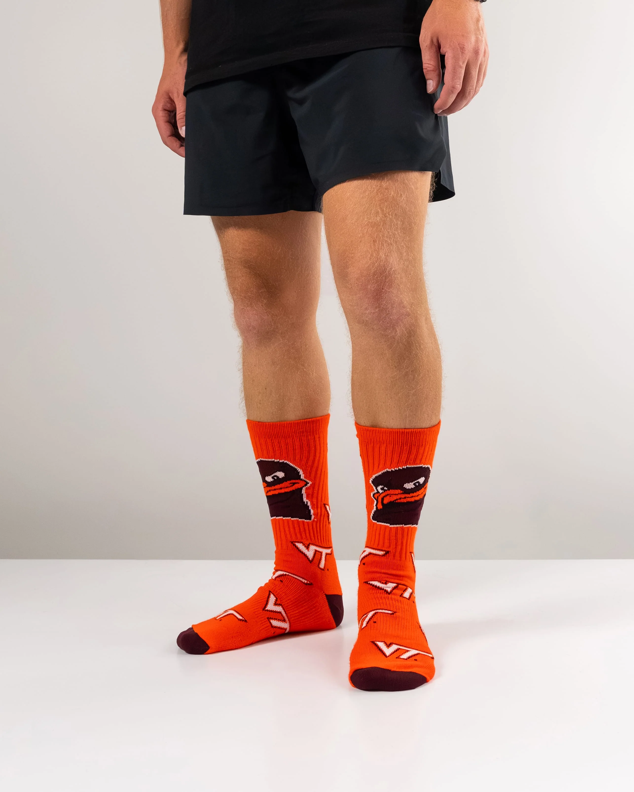Virginia Tech Hokies Mayhem Crew Socks - Image 4