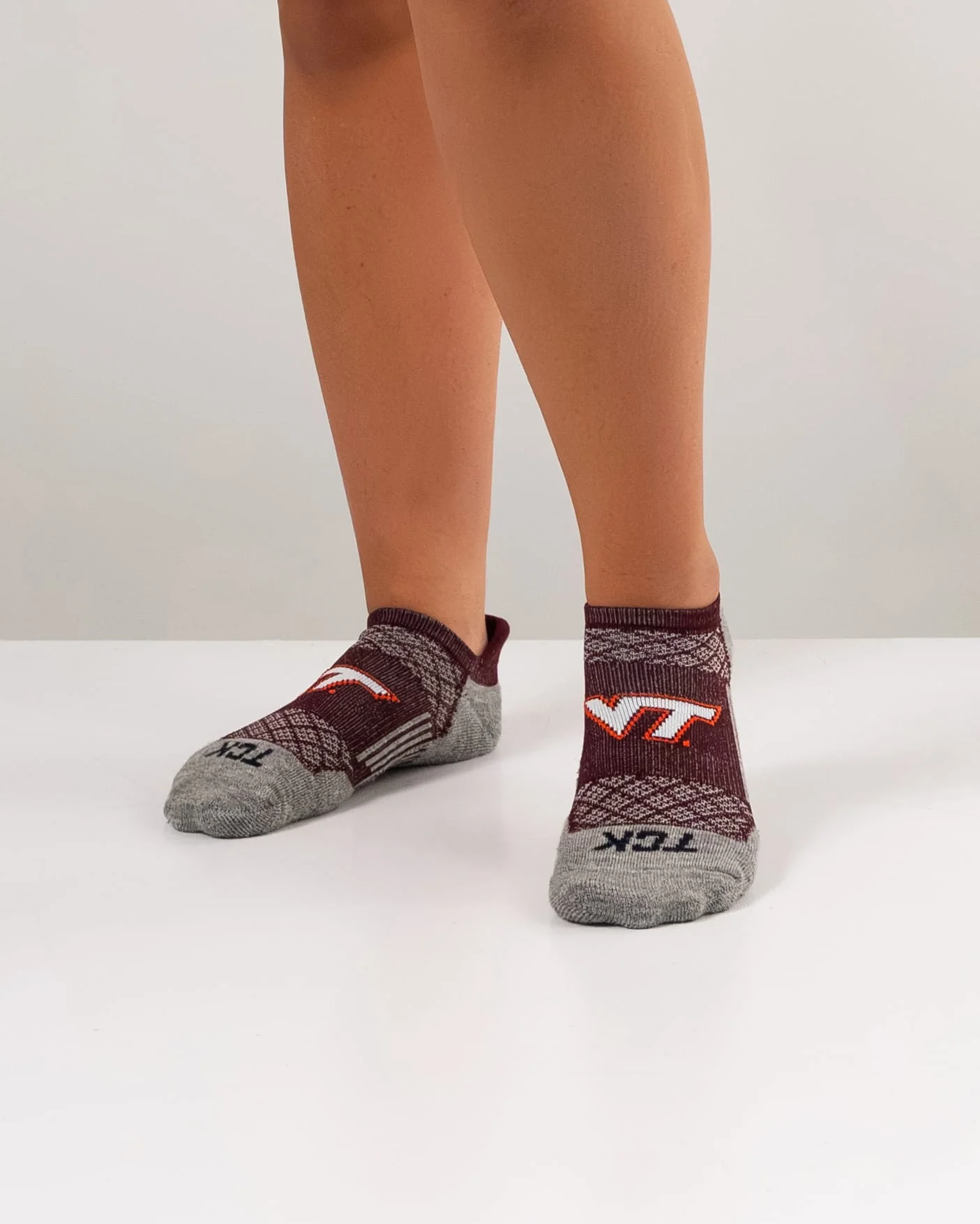 Virginia Tech Hokies No Show Tour Socks - Image 4