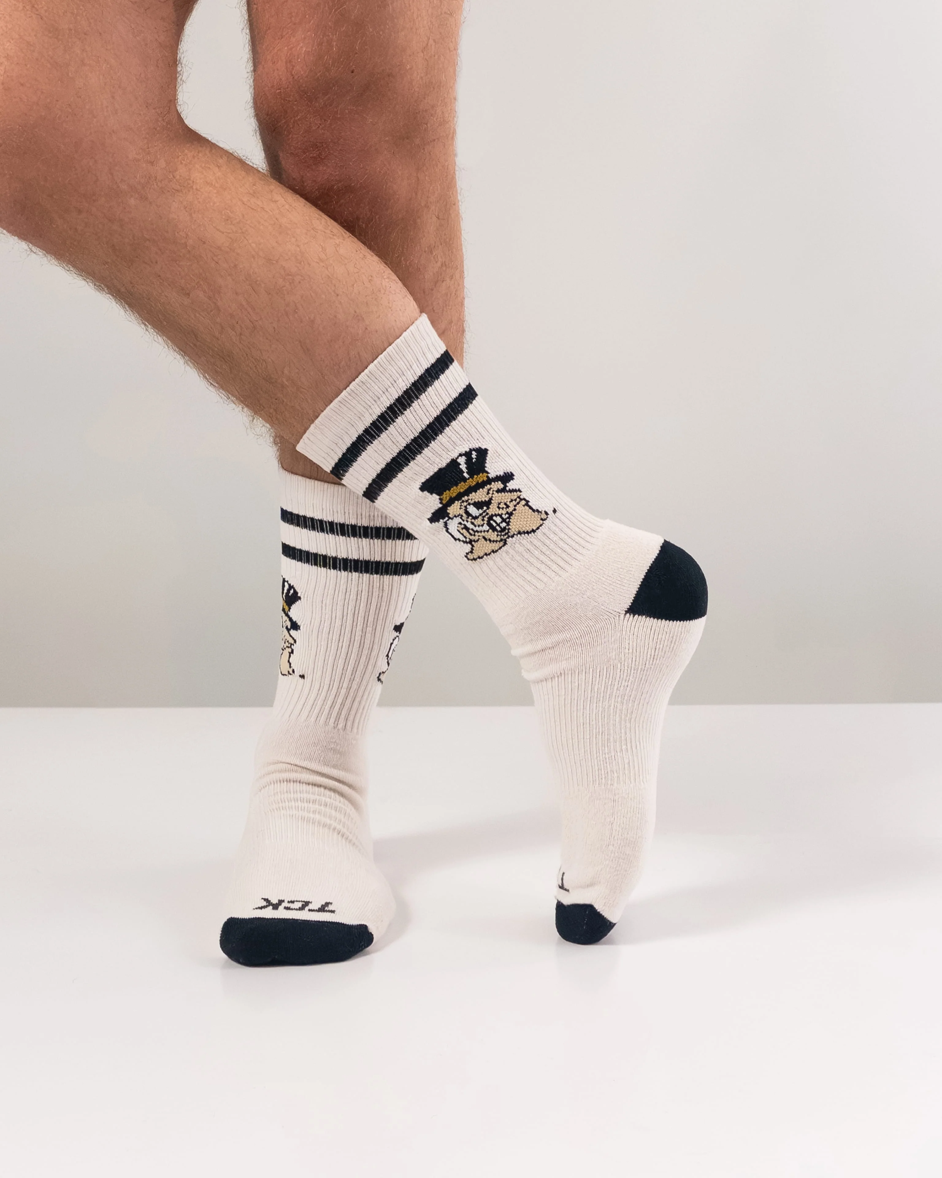 Wake Forest Demon Deacons Socks NCAA Socks For Men and Womens Soft Cotton Sock - Image 3