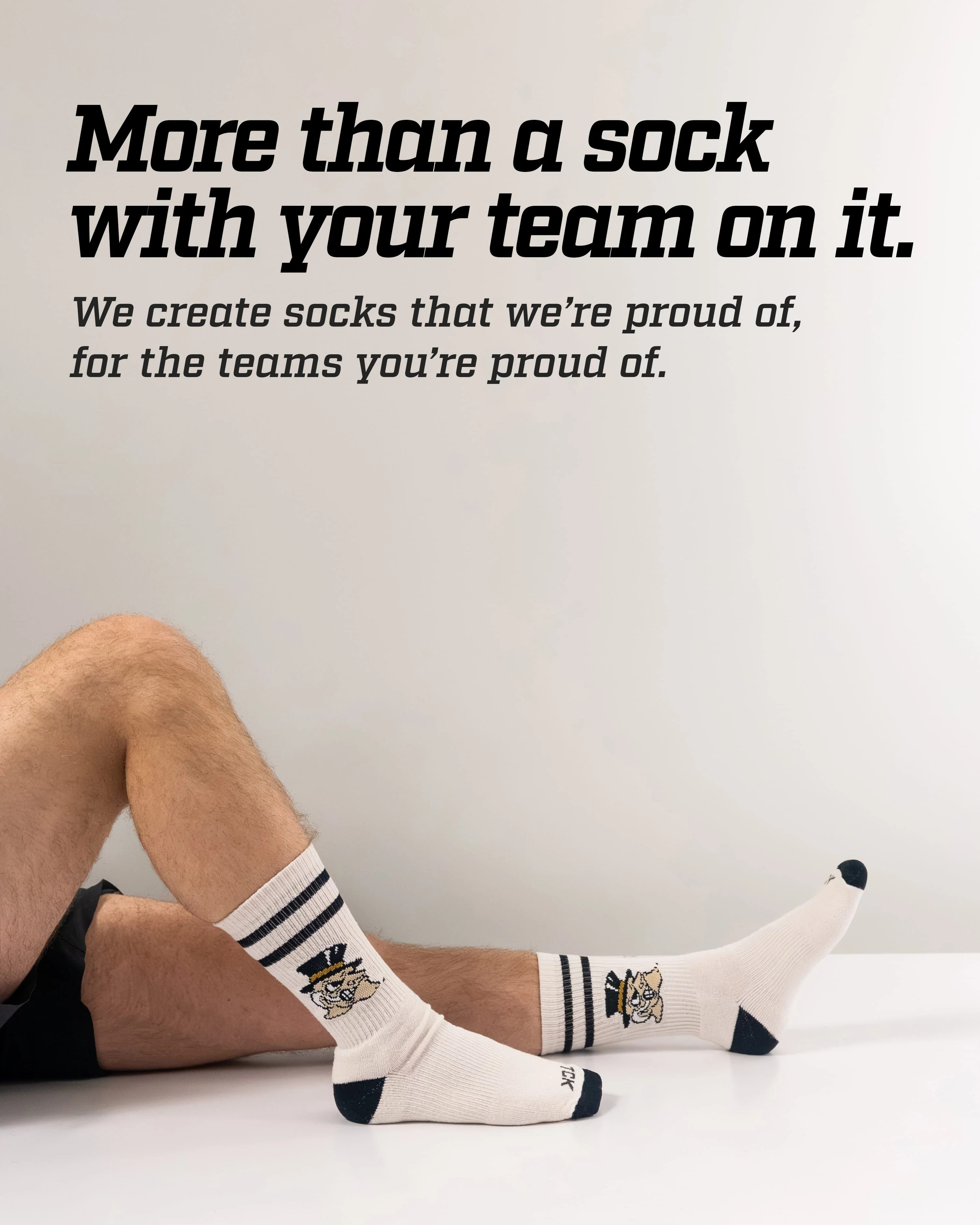 Wake Forest Demon Deacons Socks NCAA Socks For Men and Womens Soft Cotton Sock - Image 4