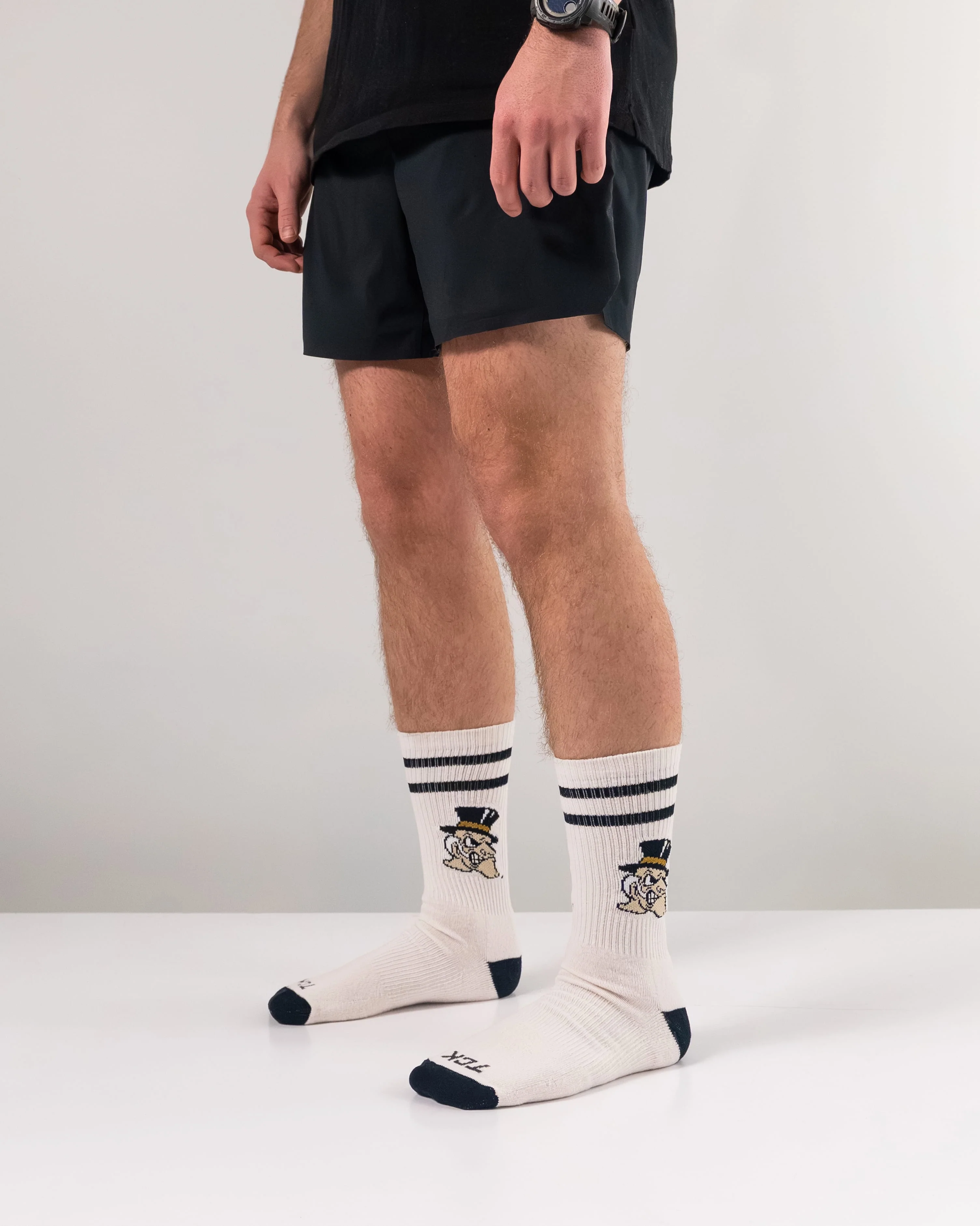 Wake Forest Demon Deacons Socks NCAA Socks For Men and Womens Soft Cotton Sock - Image 5