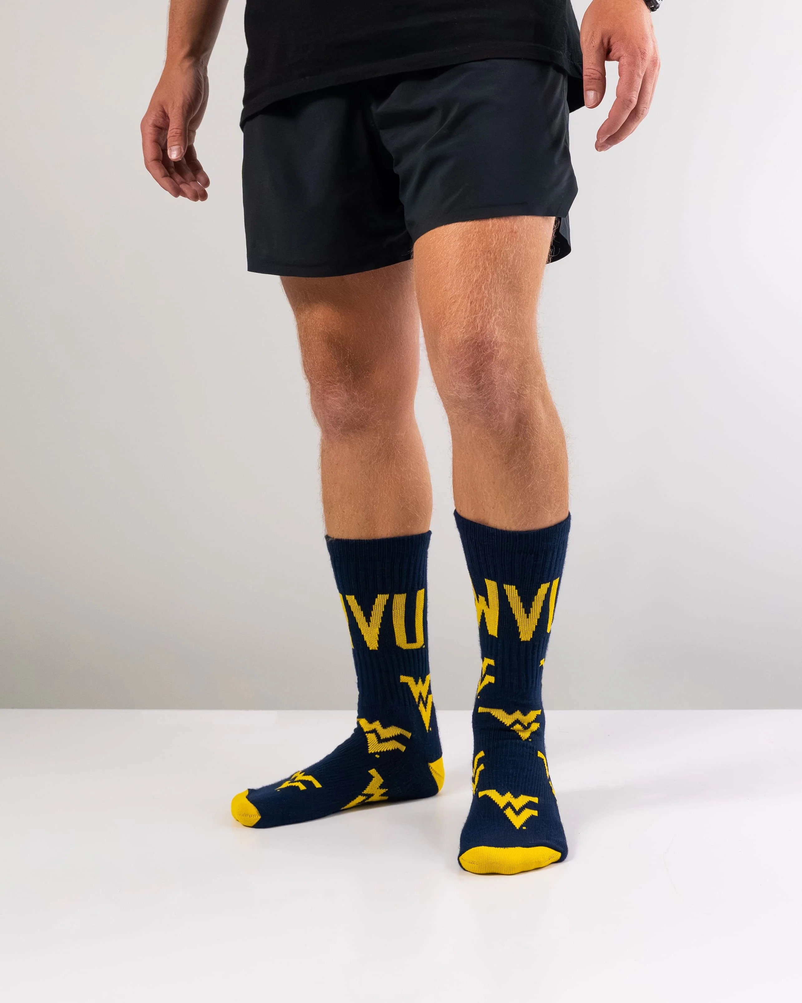 West Virginia Mountaineers Mayhem Crew Socks - Image 4