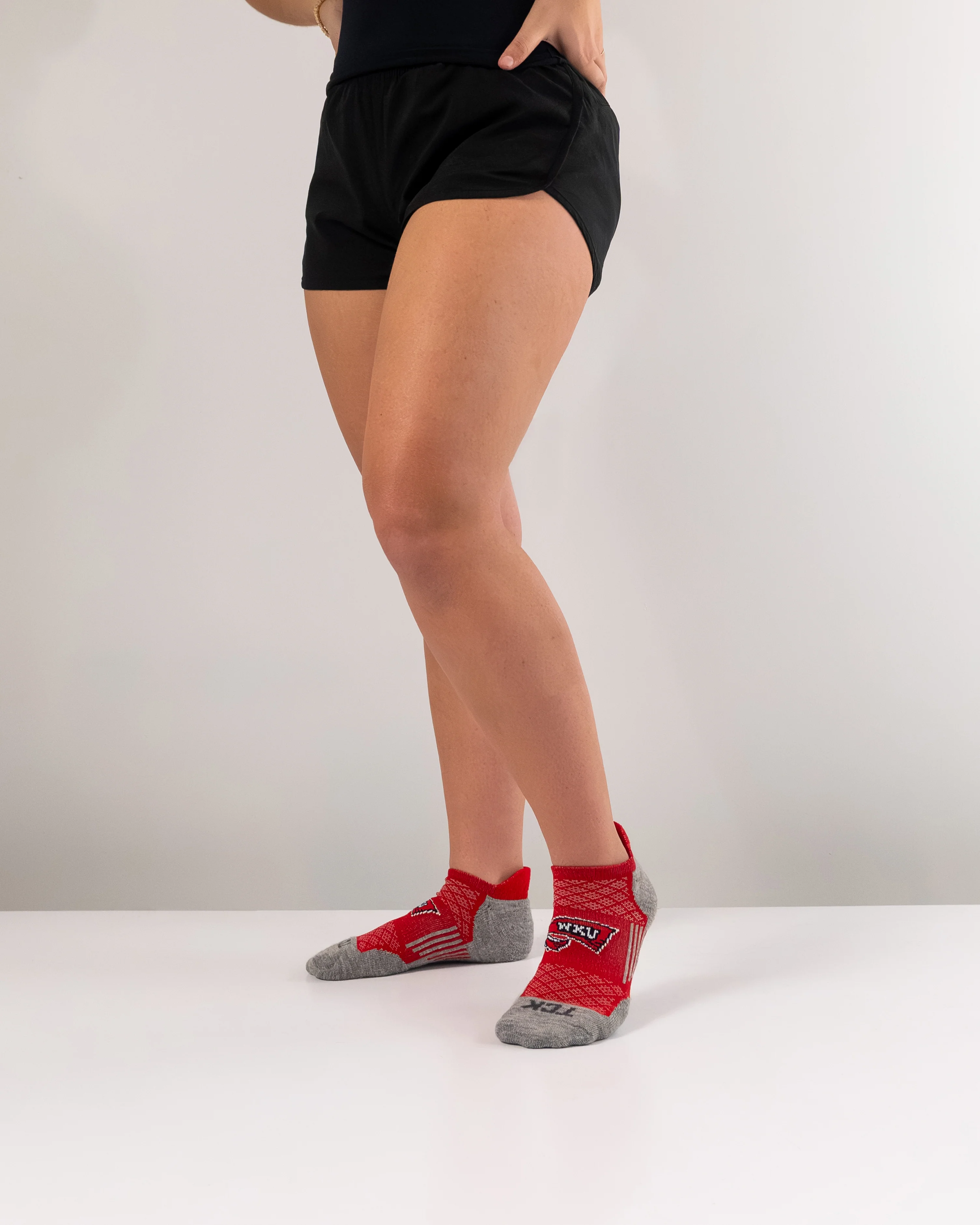 Western Kentucky Hilltoppers No Show Tour Socks - Image 5