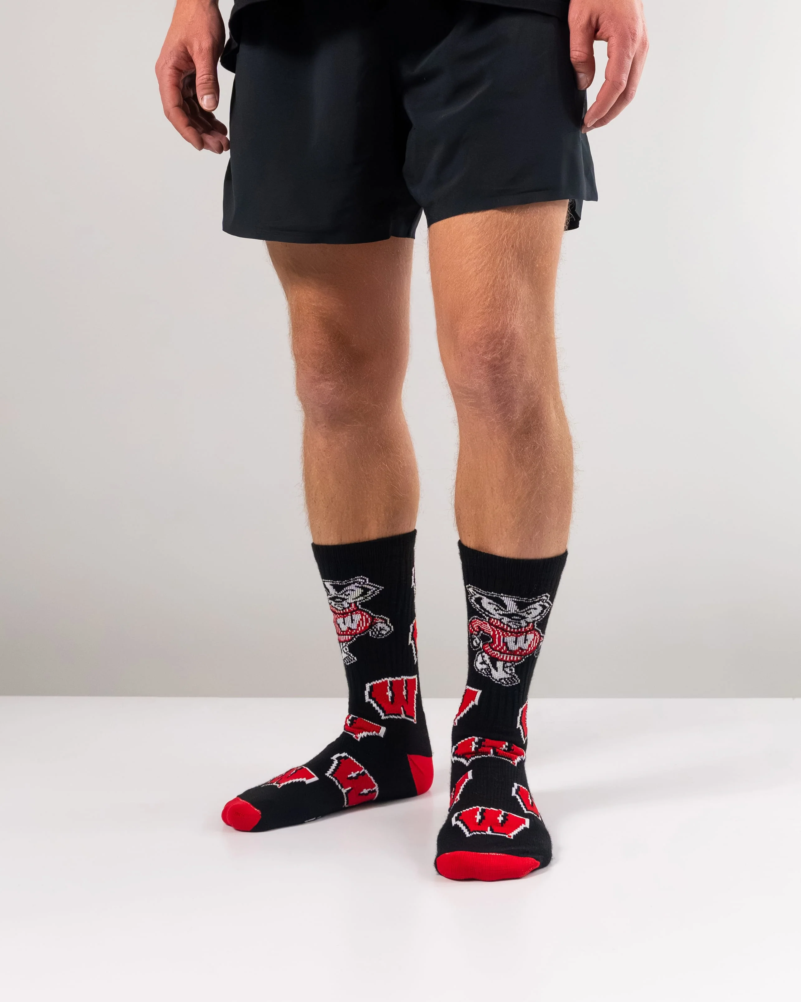 Wisconsin Badgers Mayhem Crew Socks - Image 4