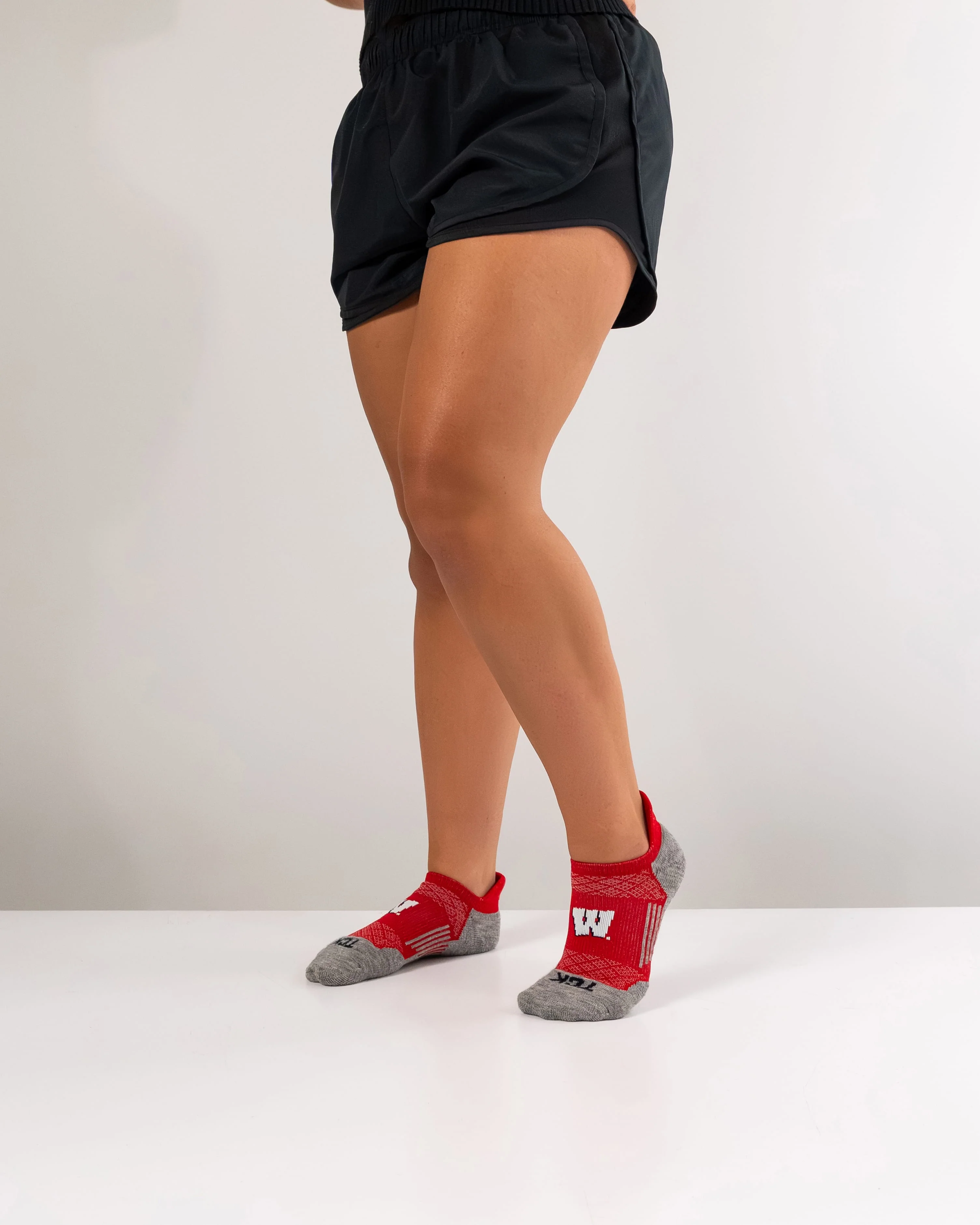 Wisconsin Badgers No Show Tour Socks - Image 5